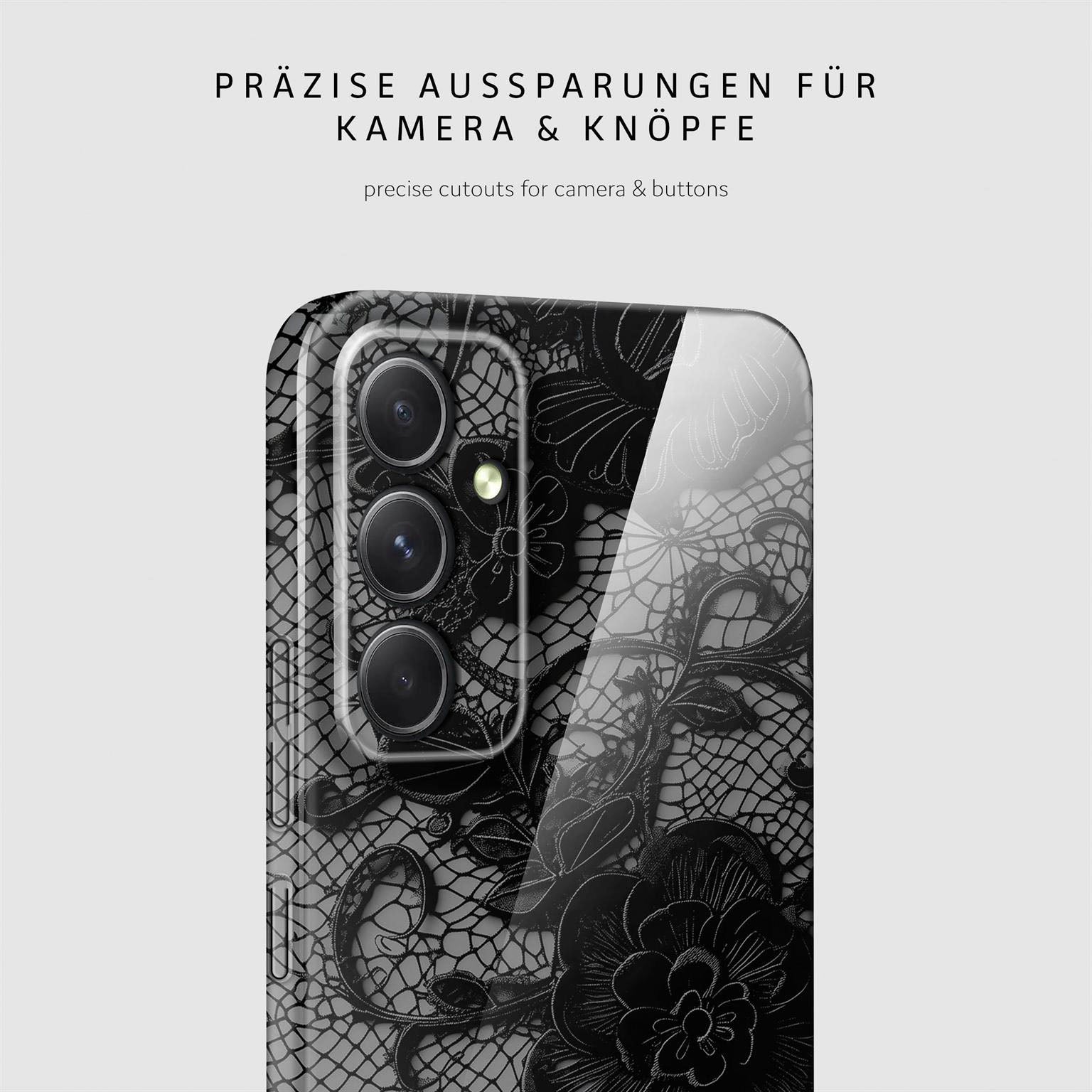 Splash Case für Samsung Galaxy A54 5G in der Farbe Delicate Dream (Schwarz)