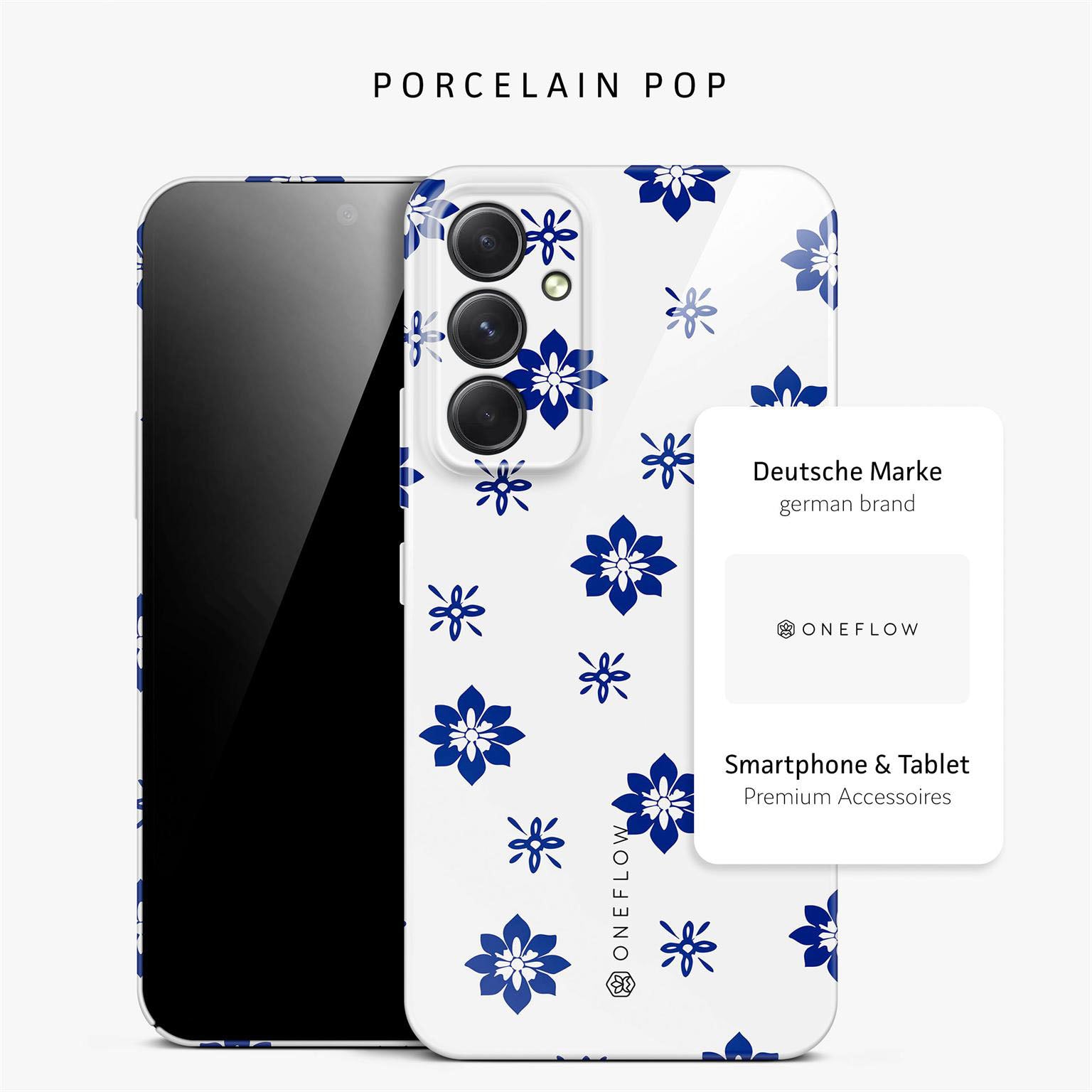 Splash Case für Samsung Galaxy A54 5G in der Farbe Porcelain Pop (Weiß)