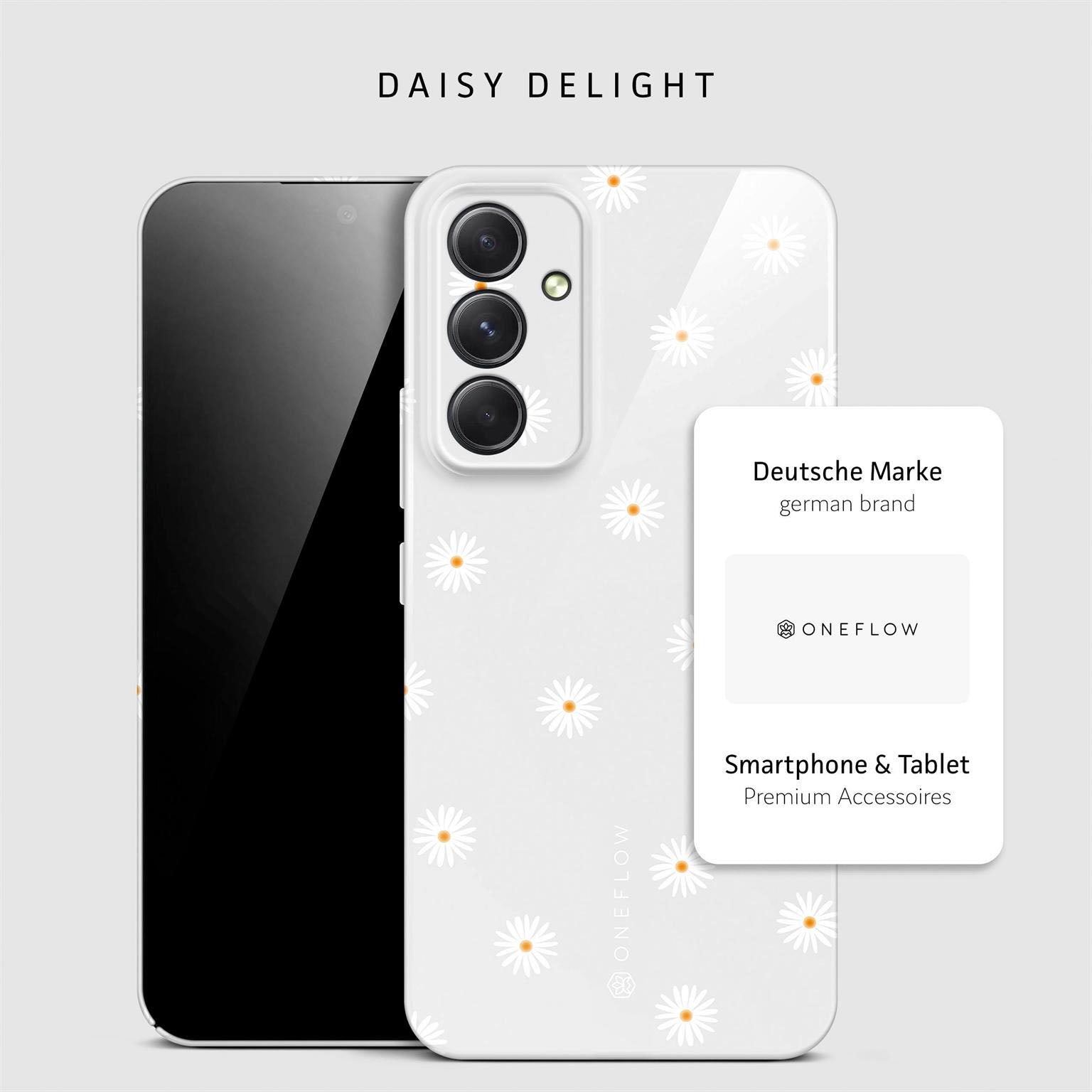 Splash Case für Samsung Galaxy A54 5G in der Farbe Daisy Delight (Weiß)