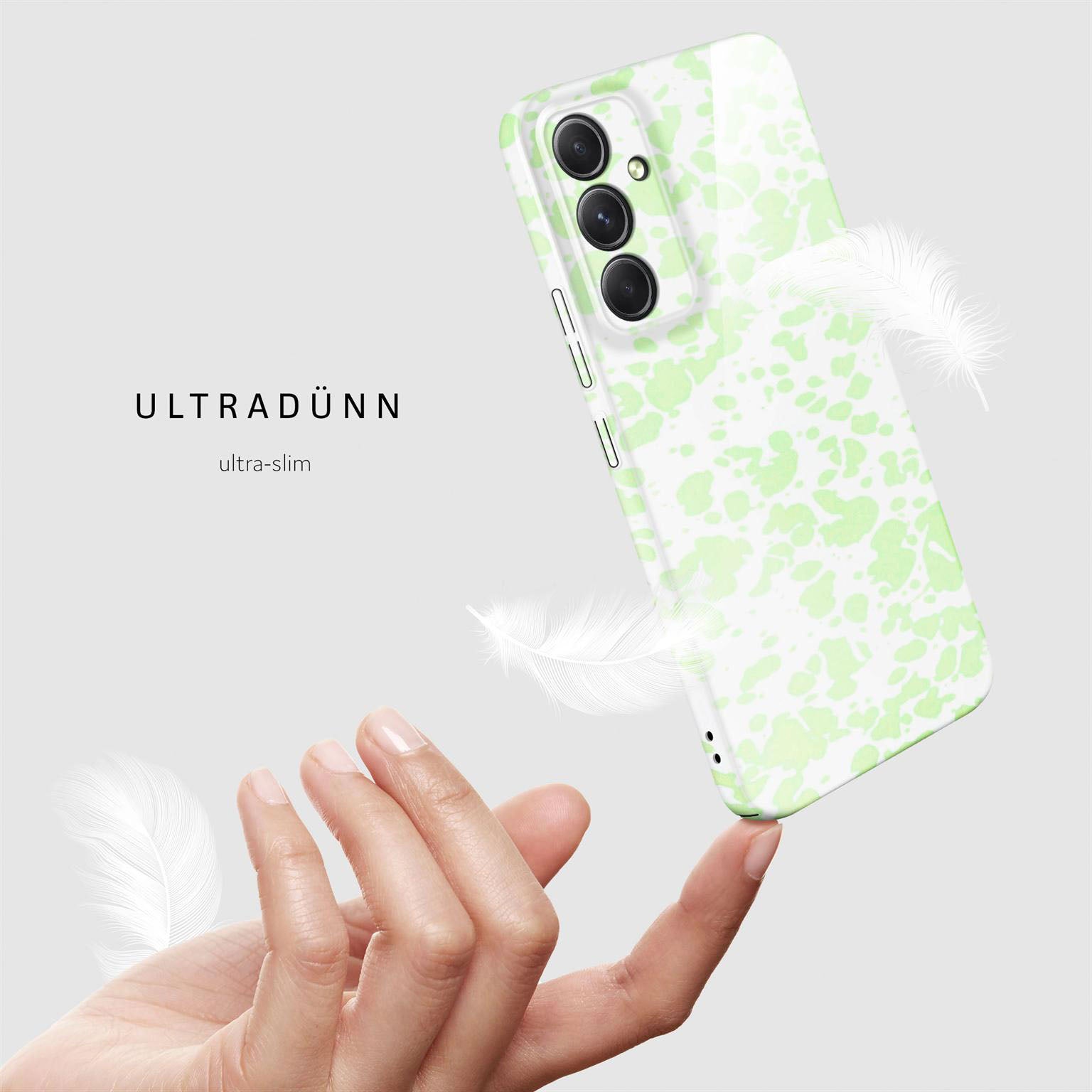 Splash Case für Samsung Galaxy A54 5G in der Farbe Mint Mirage (Grün)