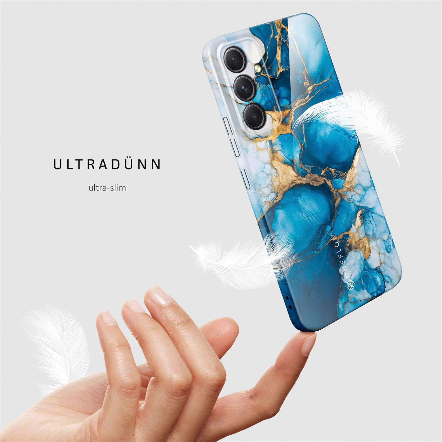 Bliss Cover für Samsung Galaxy A54 5G in der Farbe Sapphire Dream (Blau)