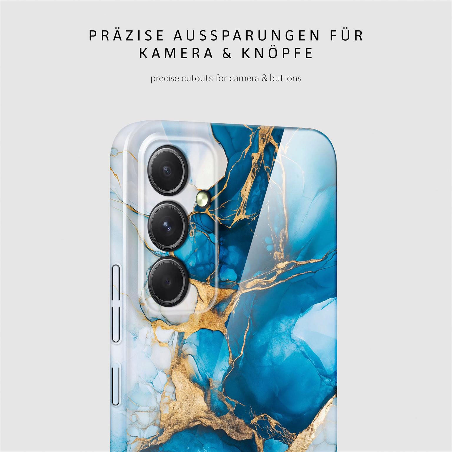 Bliss Cover für Samsung Galaxy A54 5G in der Farbe Sapphire Dream (Blau)