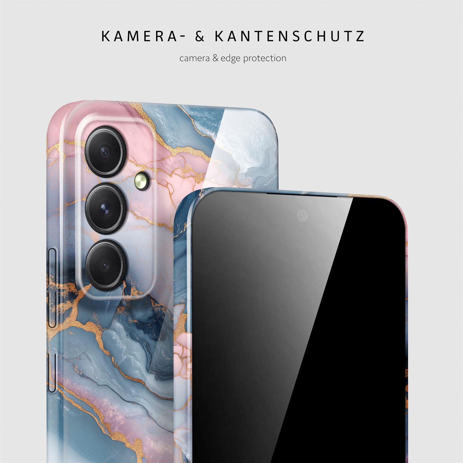 Bliss Cover für Samsung Galaxy A54 5G in der Farbe Aurora Lagoon (Mehrfarbig (bunt))