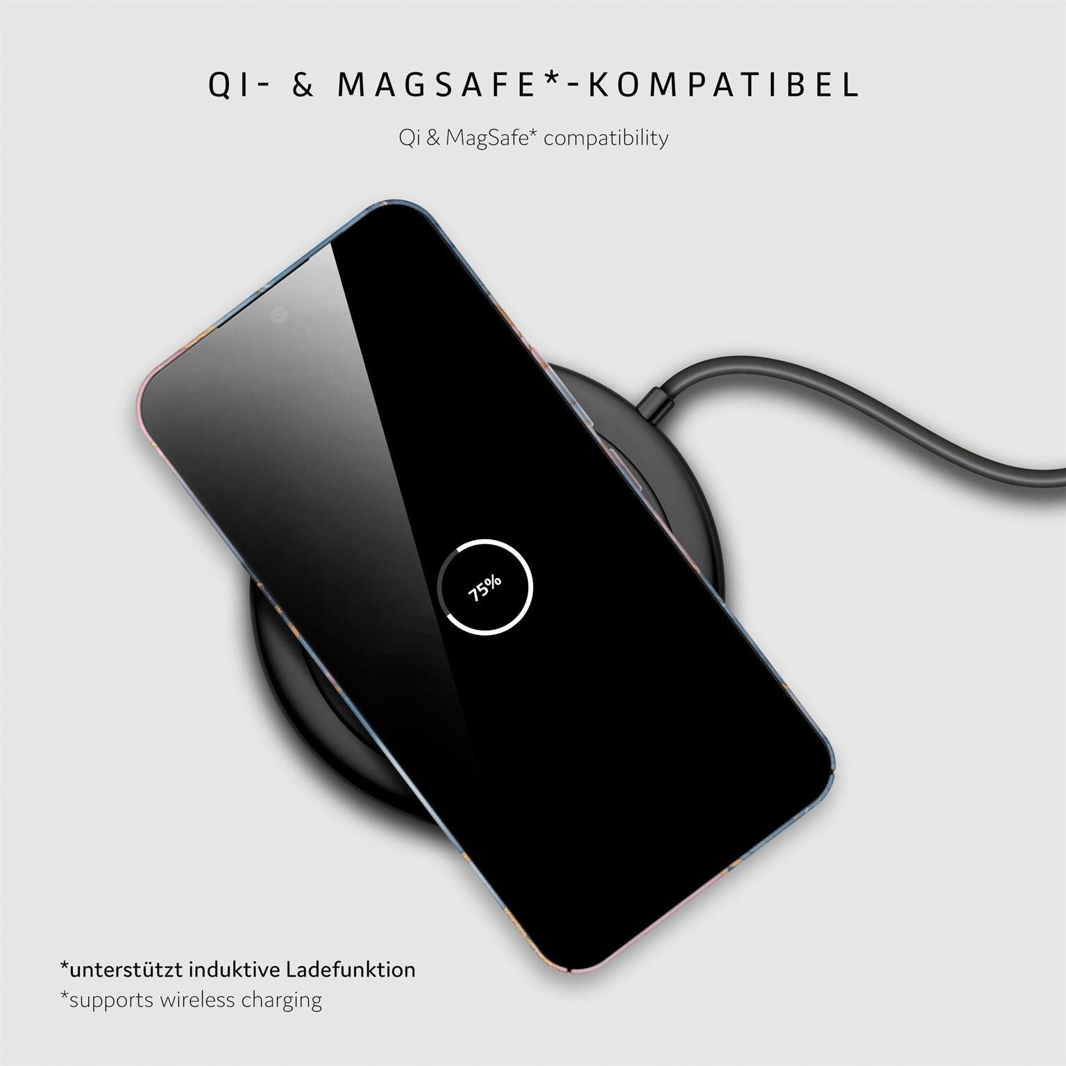 Bliss Cover für Samsung Galaxy A54 5G in der Farbe Aurora Lagoon (Mehrfarbig (bunt))