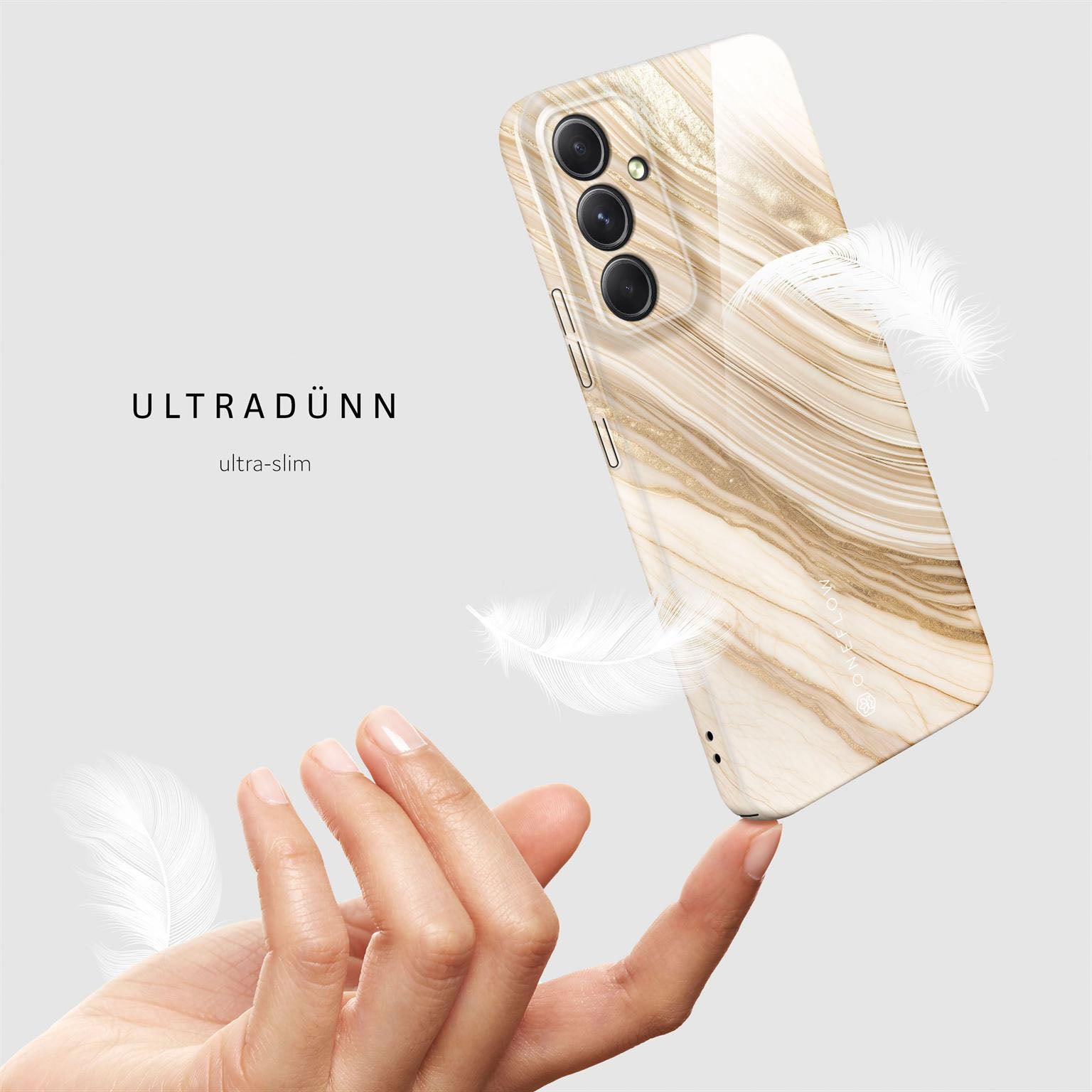 Bliss Cover für Samsung Galaxy A54 5G in der Farbe Sand Dune (Braun / Beige)