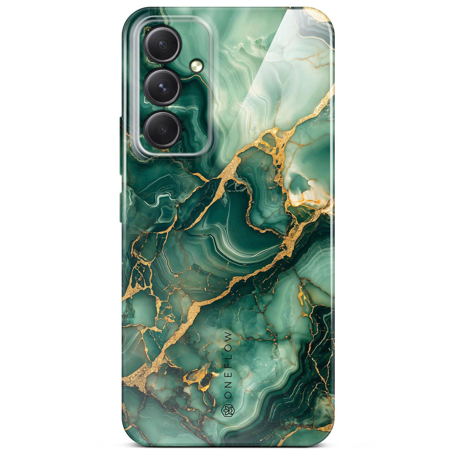 Bliss Cover für Samsung Galaxy A54 5G in der Farbe Emerald Flow (Grün)