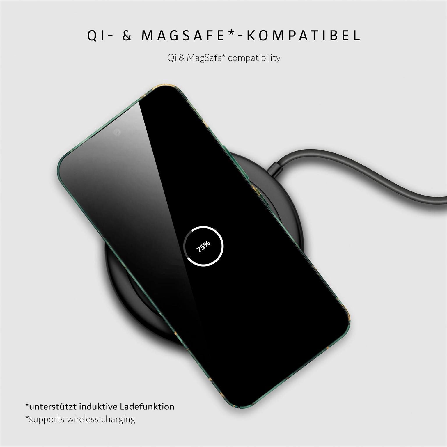 Bliss Cover für Samsung Galaxy A54 5G in der Farbe Emerald Flow (Grün)