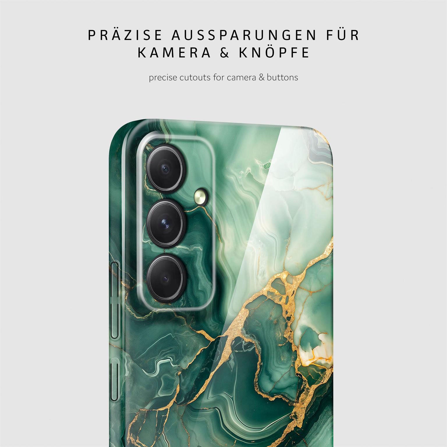 Bliss Cover für Samsung Galaxy A54 5G in der Farbe Emerald Flow (Grün)