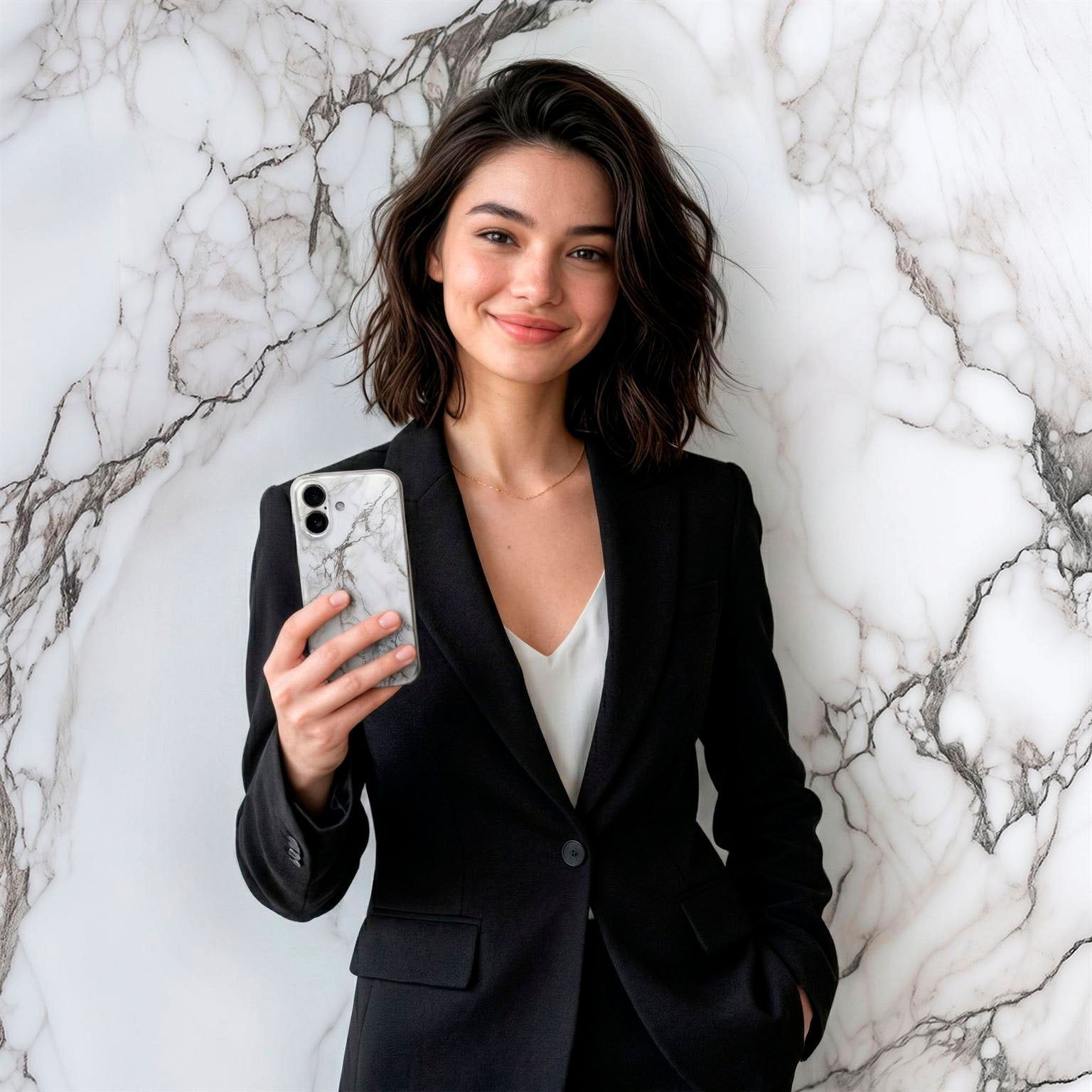 Bliss Cover für Samsung Galaxy A54 5G in der Farbe Ivory Whisper (Weiß)