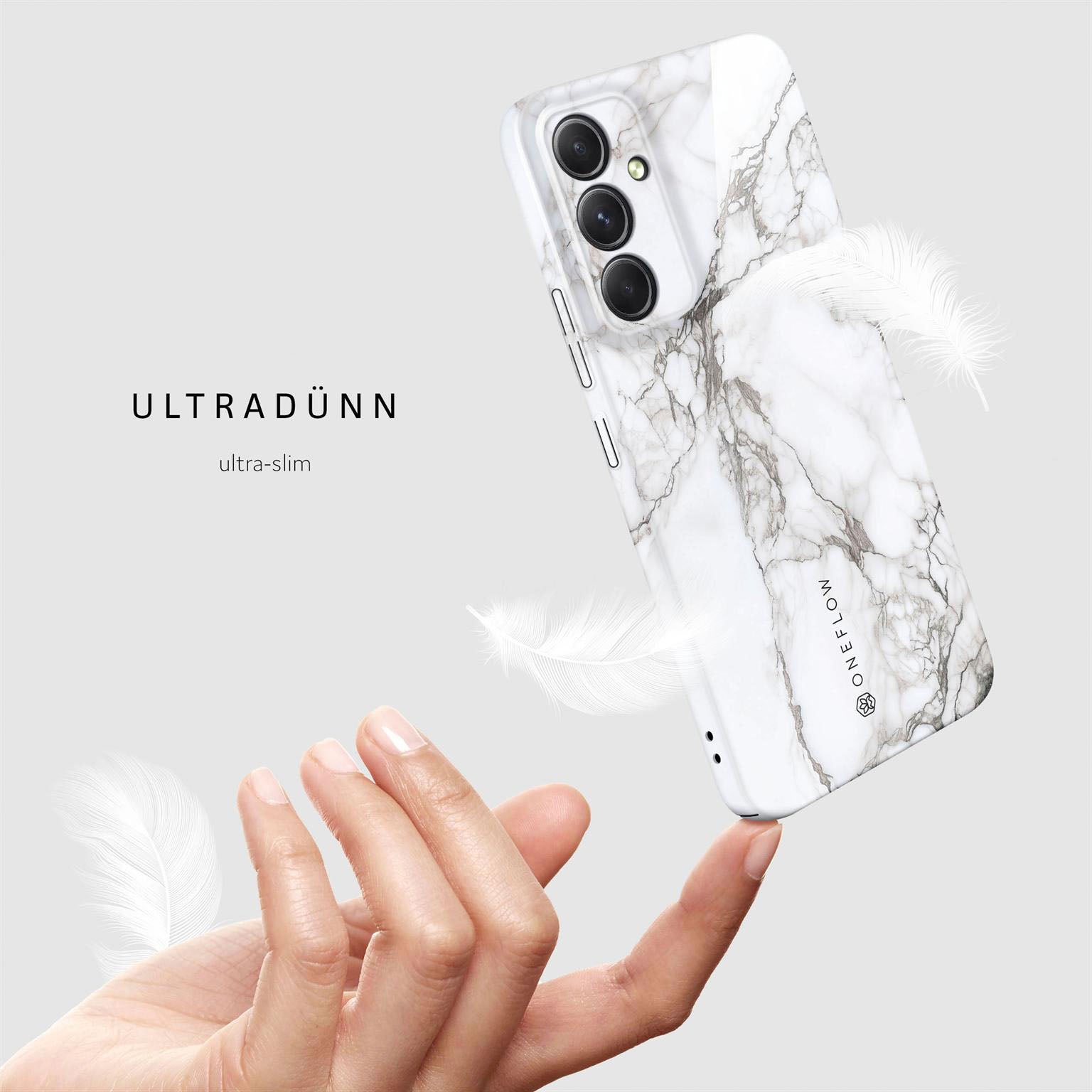Bliss Cover für Samsung Galaxy A54 5G in der Farbe Ivory Whisper (Weiß)