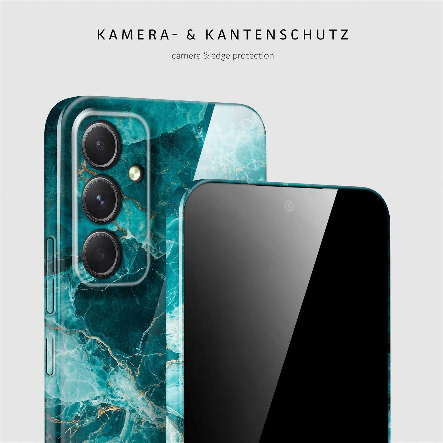 Bliss Cover für Samsung Galaxy A54 5G in der Farbe Aqua Prism (Blau)
