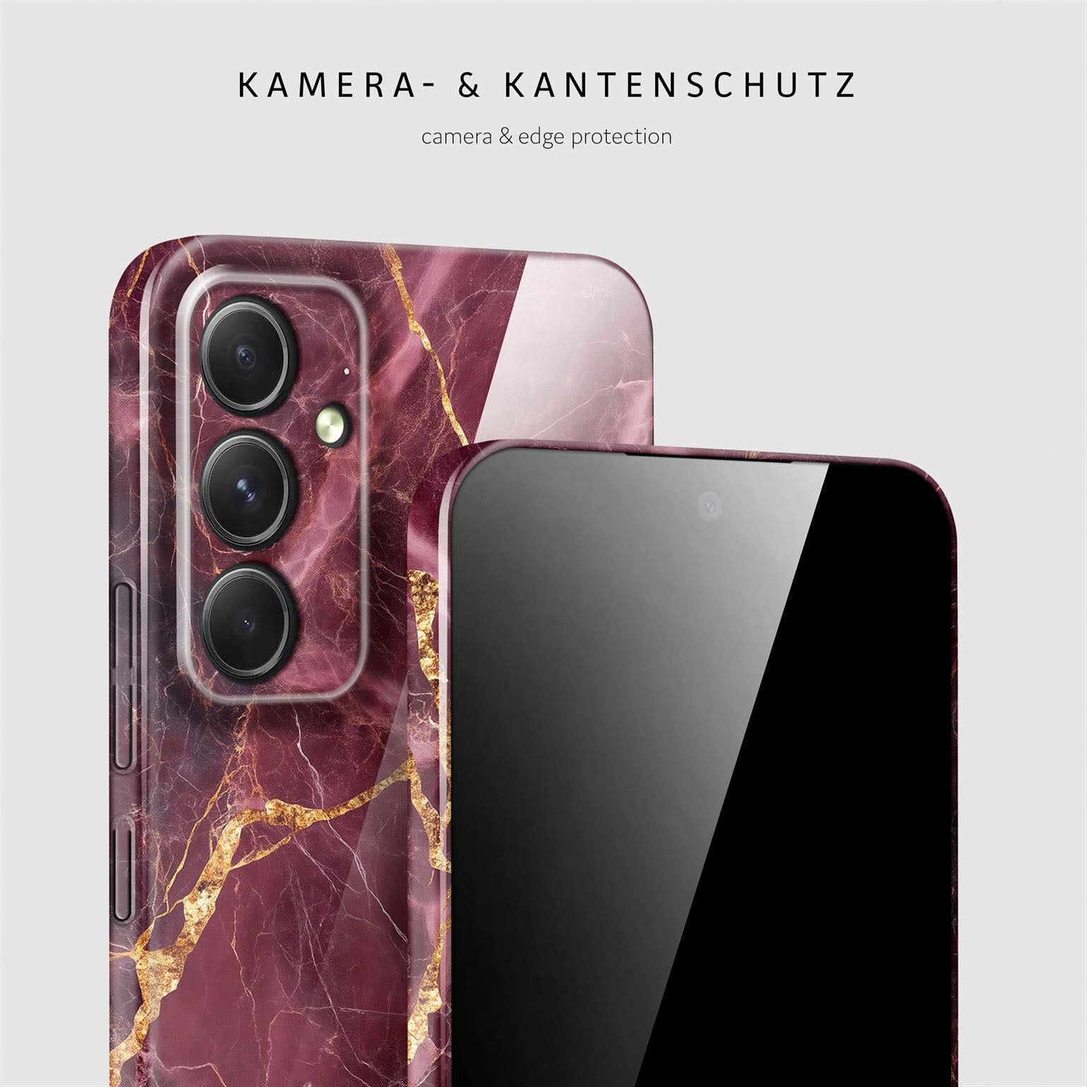 Bliss Cover für Samsung Galaxy A54 5G in der Farbe Velvet Wine (Rot)