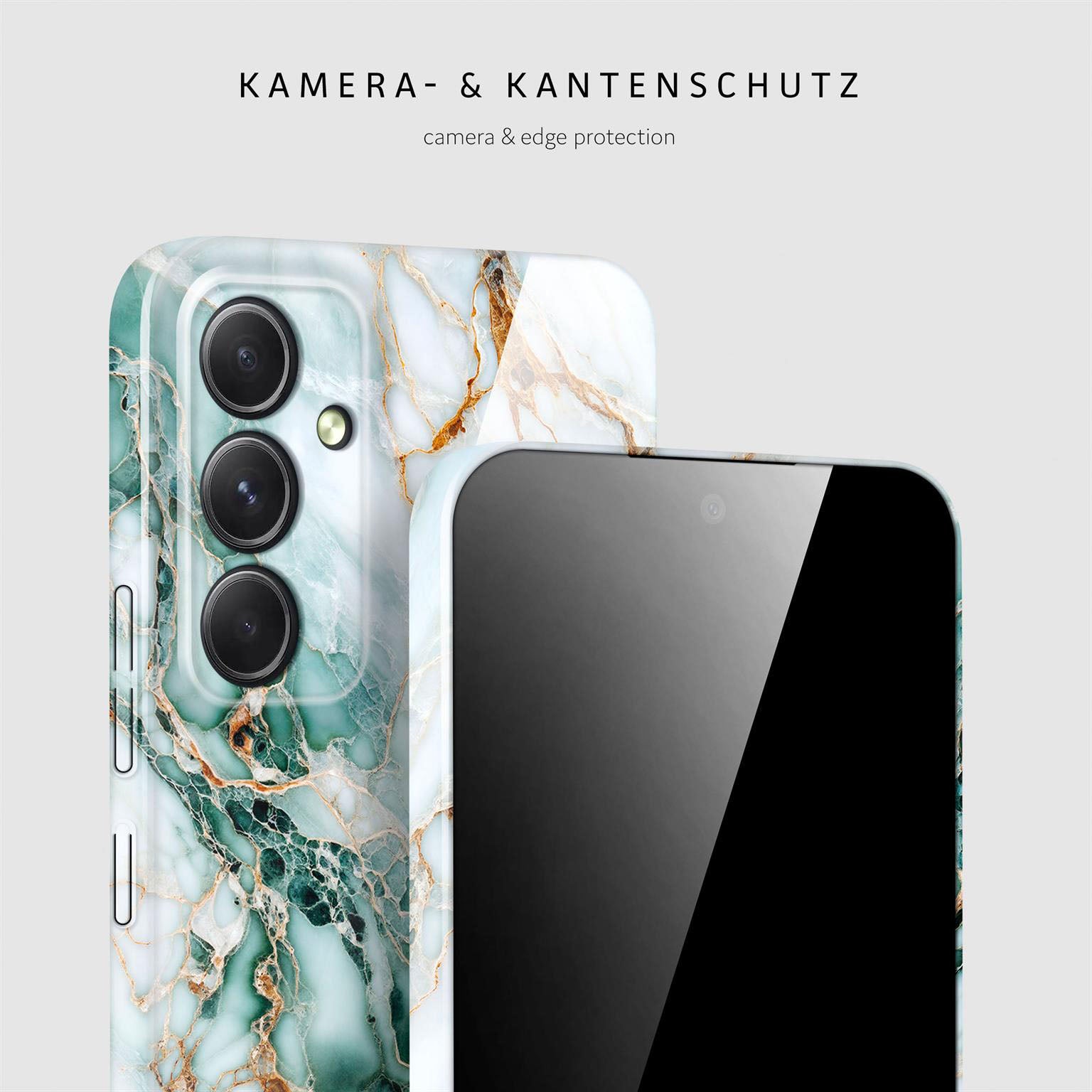 Bliss Cover für Samsung Galaxy A54 5G in der Farbe Jade Cascade (Grün)