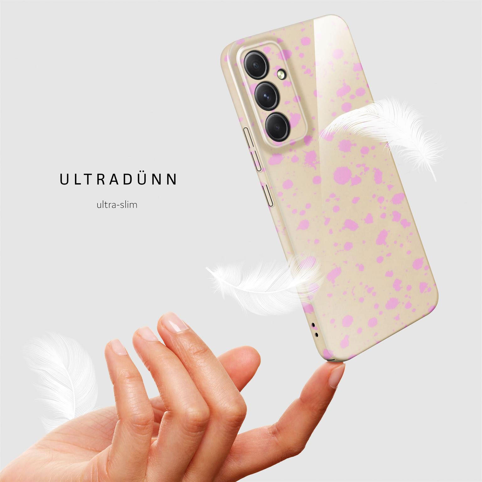 Splash Case für Samsung Galaxy A54 5G in der Farbe Blush Pop (Rosa / Pink)