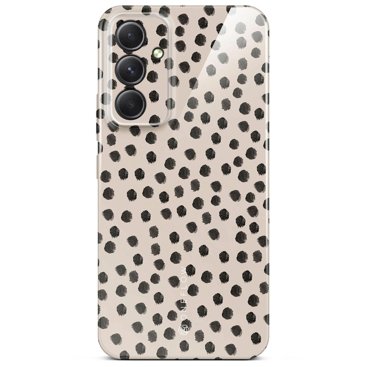 Splash Case für Samsung Galaxy A54 5G in der Farbe Cookies & Cream (Braun / Beige)