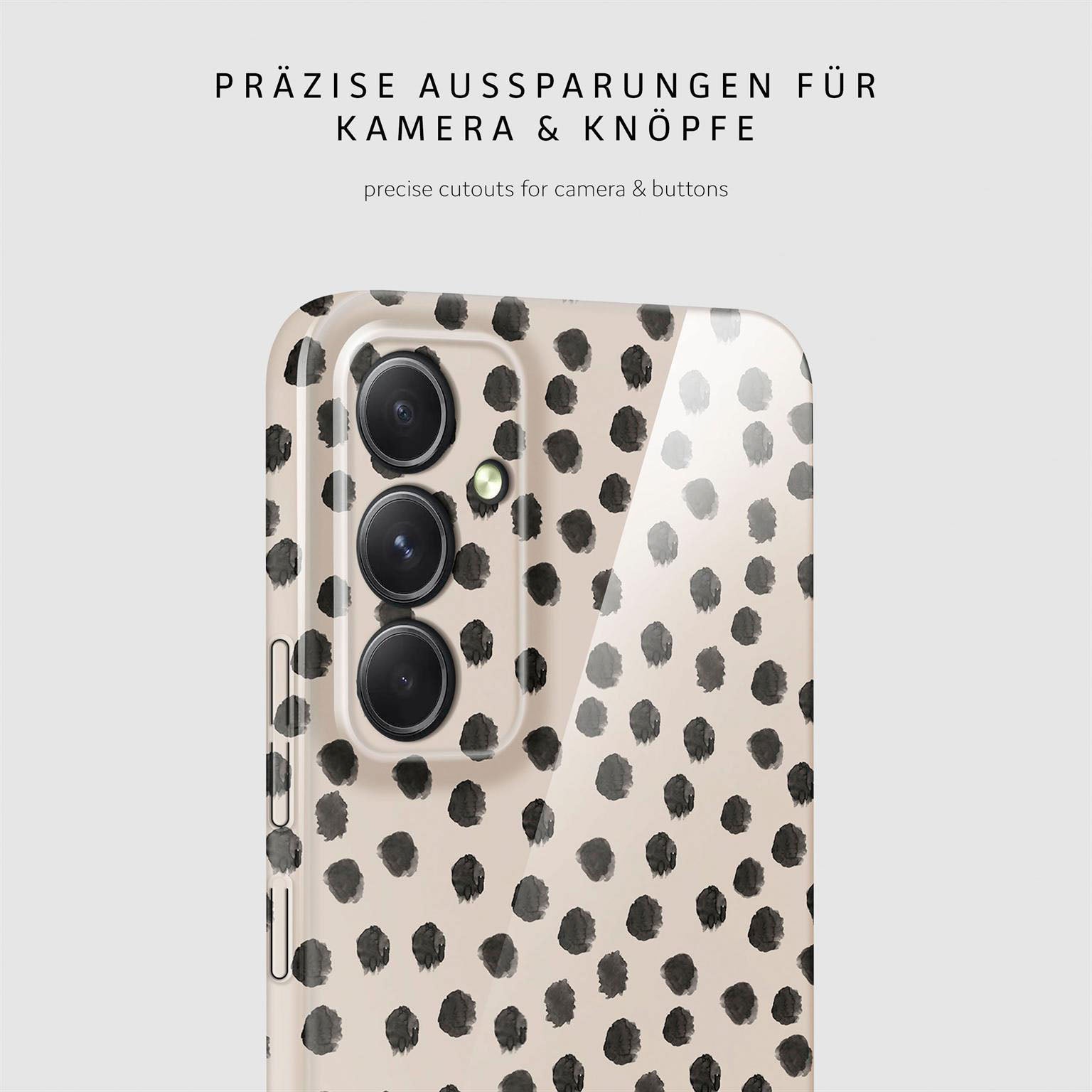 Splash Case für Samsung Galaxy A54 5G in der Farbe Cookies & Cream (Braun / Beige)