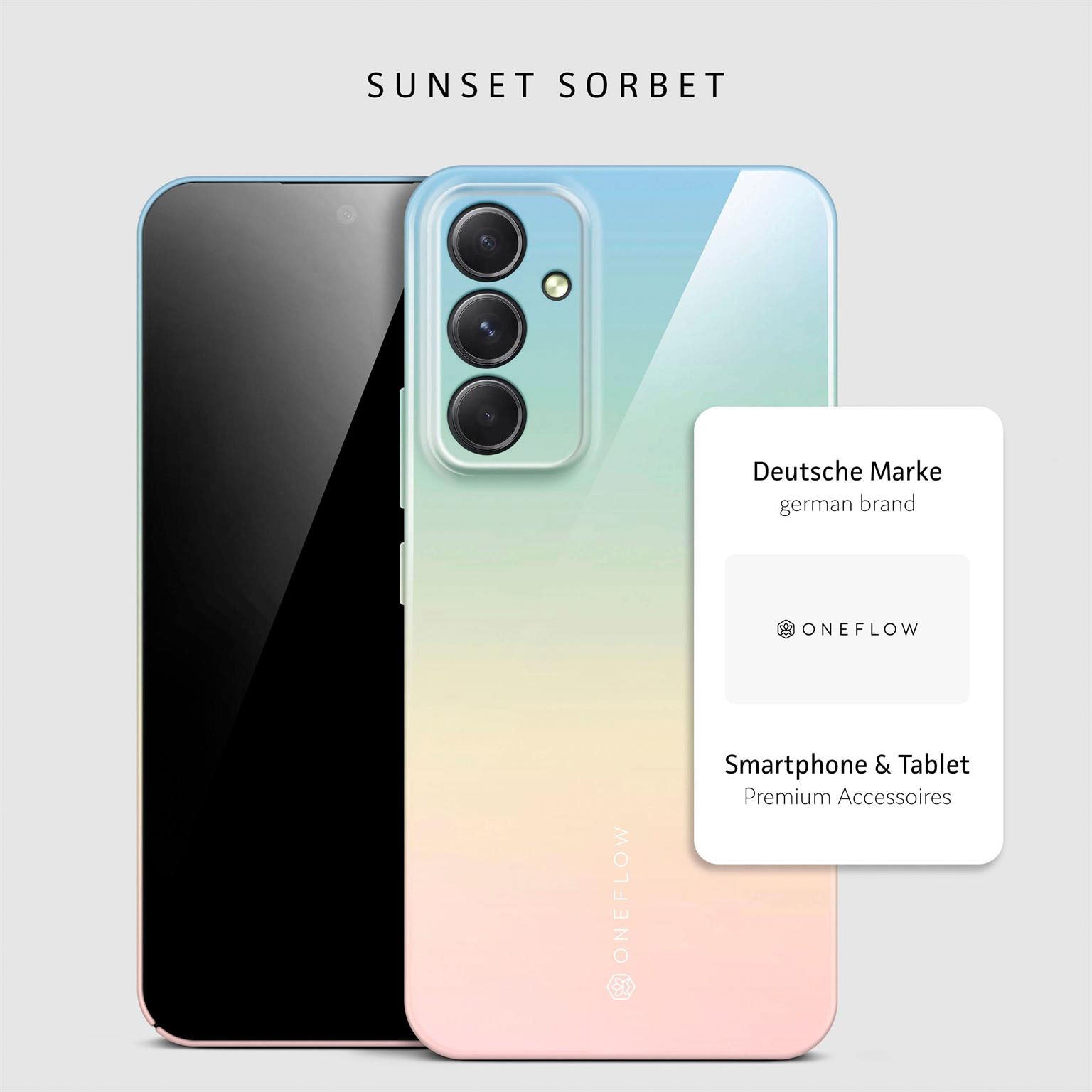Splash Case für Samsung Galaxy A54 5G in der Farbe Sunset Sorbet (Mehrfarbig (bunt))