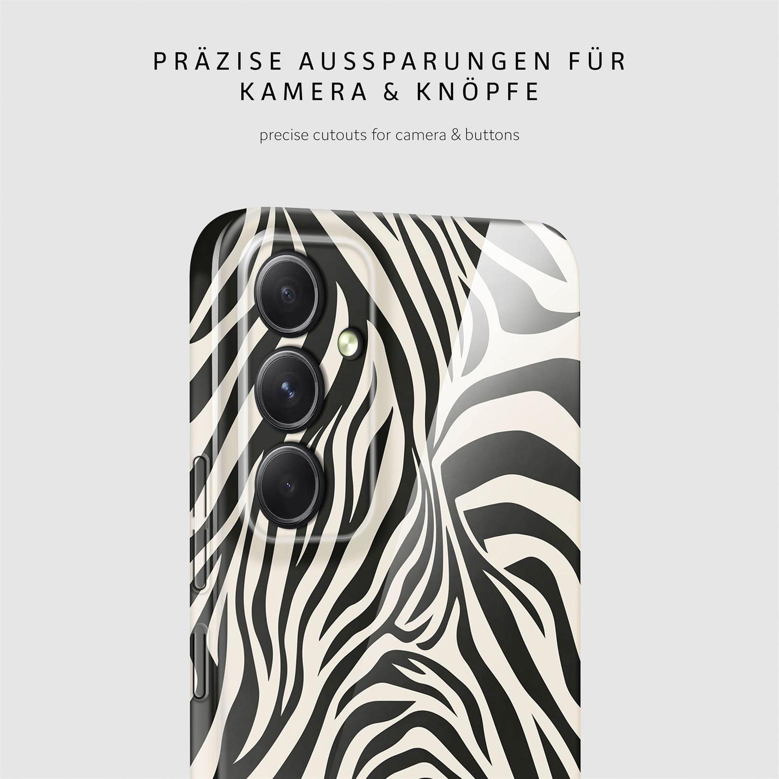 Wild Cover für Samsung Galaxy A54 5G in der Farbe Electric Zebra (Mehrfarbig)