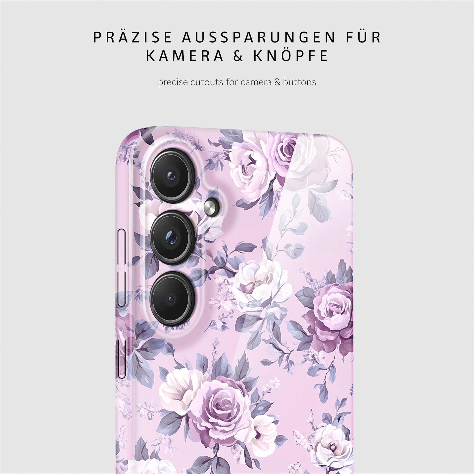 Flower Cover für Samsung Galaxy A55 5G in der Farbe Lavender Dream (Lila / Violett)