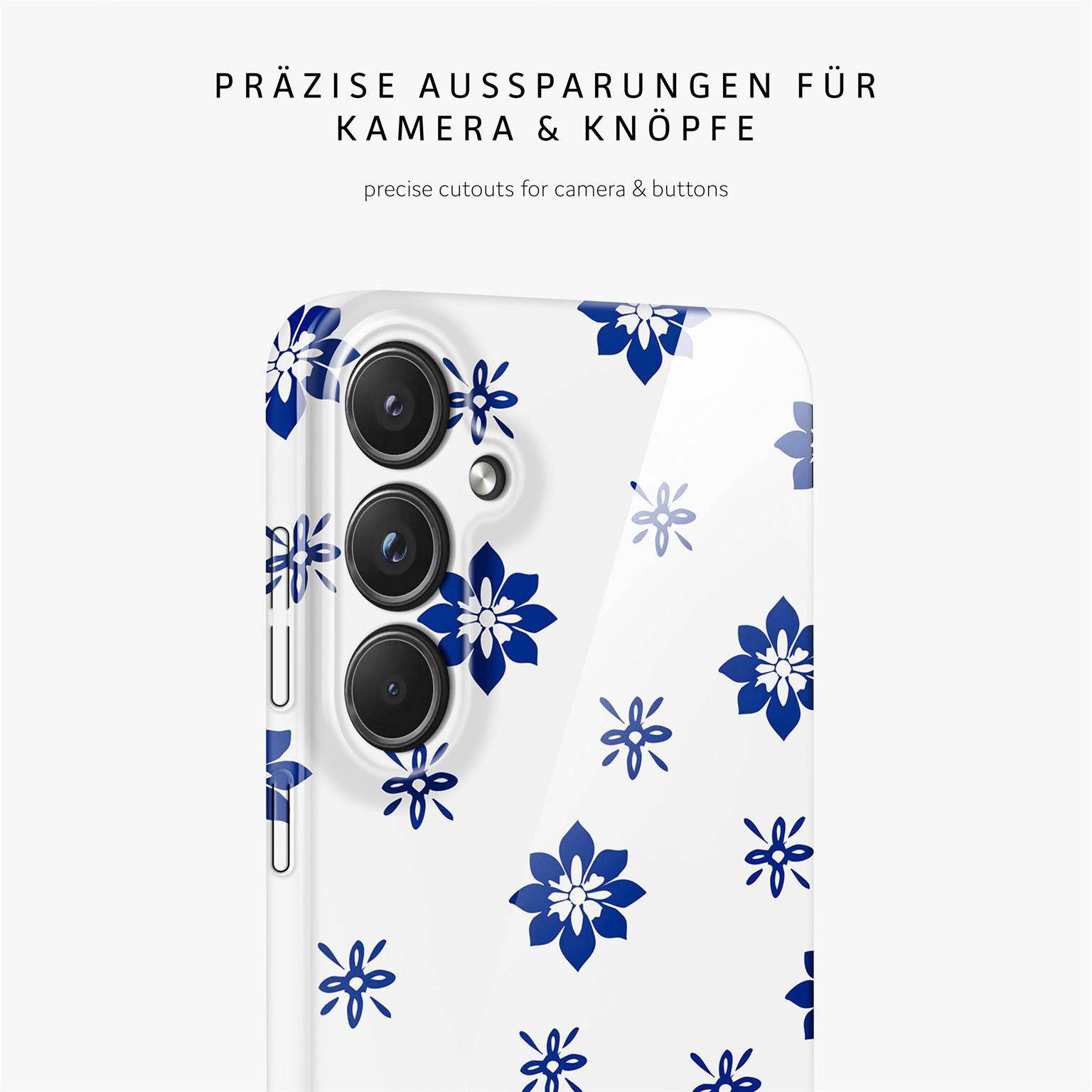 Splash Case für Samsung Galaxy A55 5G in der Farbe Porcelain Pop (Weiß)