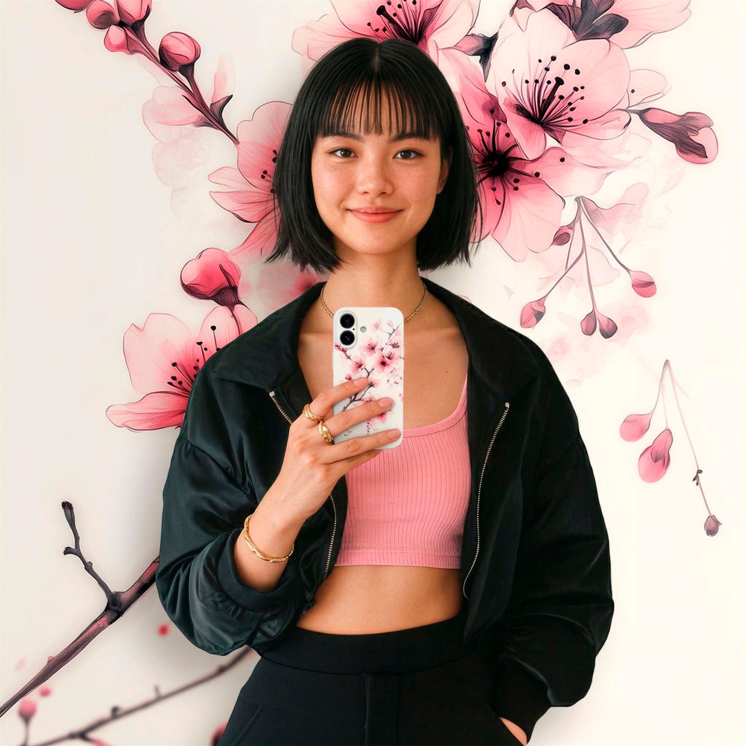 Flower Cover für Samsung Galaxy A55 5G
