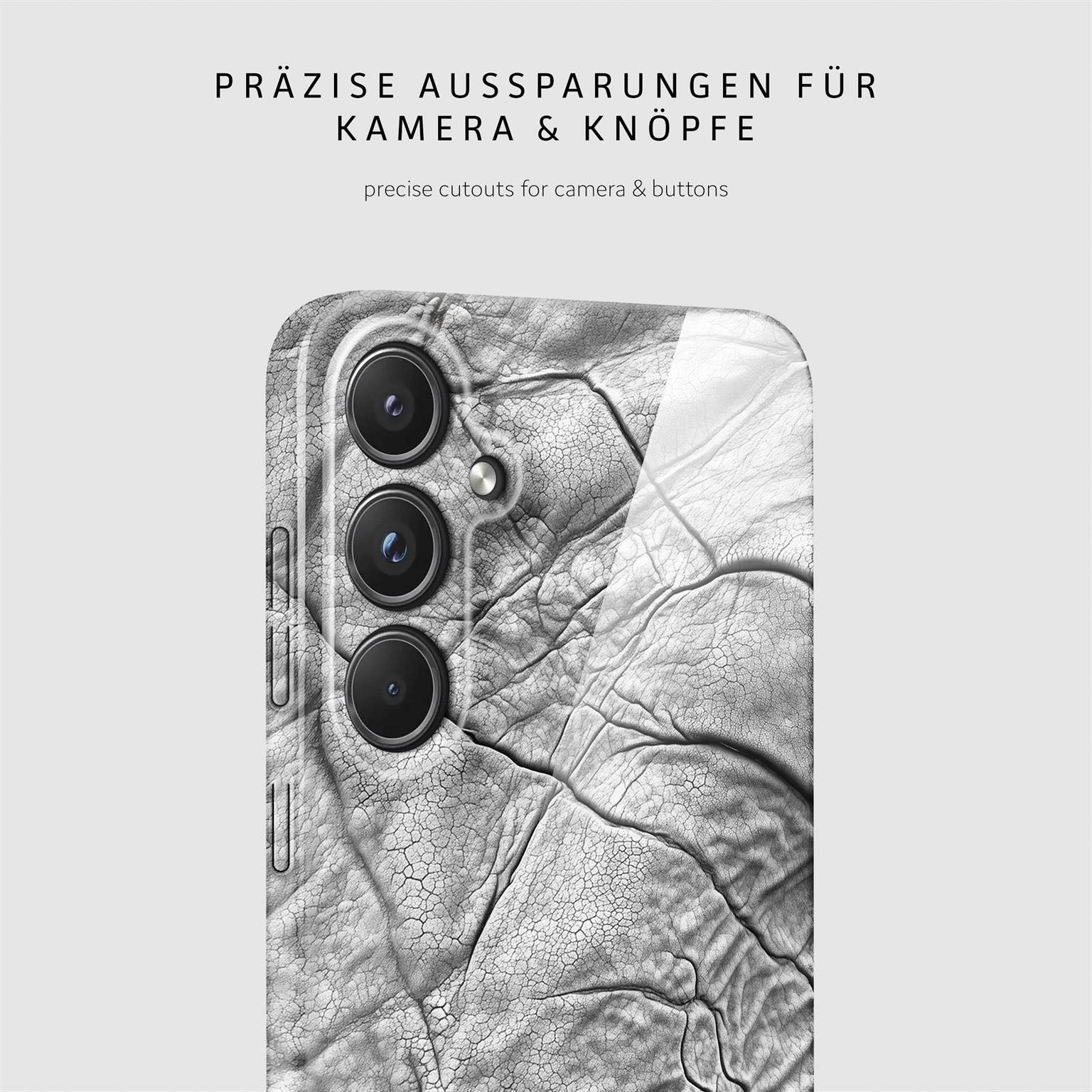 Wild Cover für Samsung Galaxy A55 5G in der Farbe Mystic Elephant (Grau)