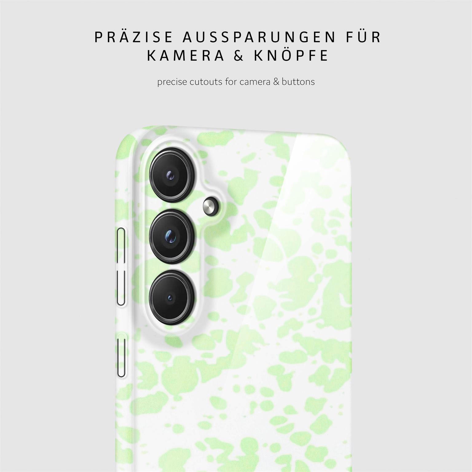 Splash Case für Samsung Galaxy A55 5G in der Farbe Mint Mirage (Grün)