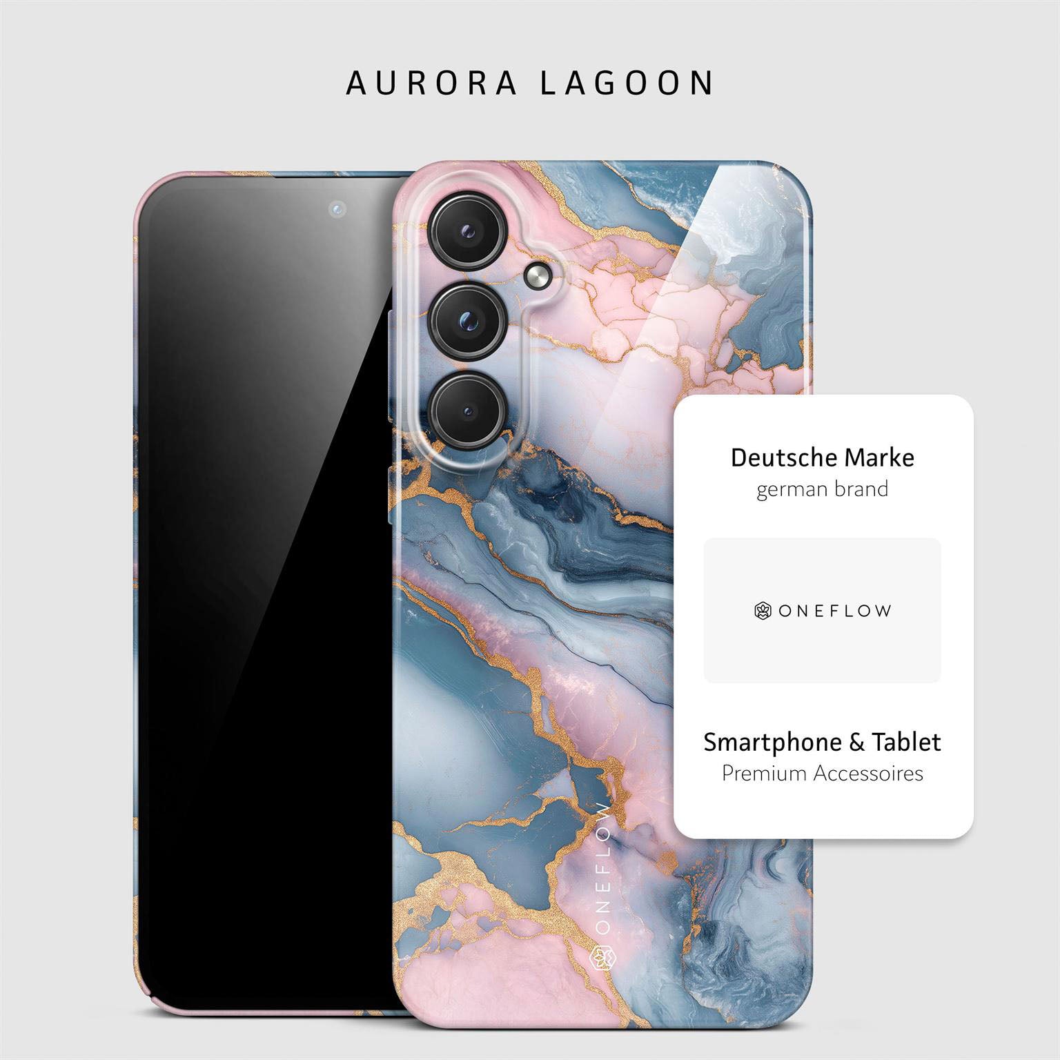 Bliss Cover für Samsung Galaxy A55 5G in der Farbe Aurora Lagoon (Mehrfarbig (bunt))