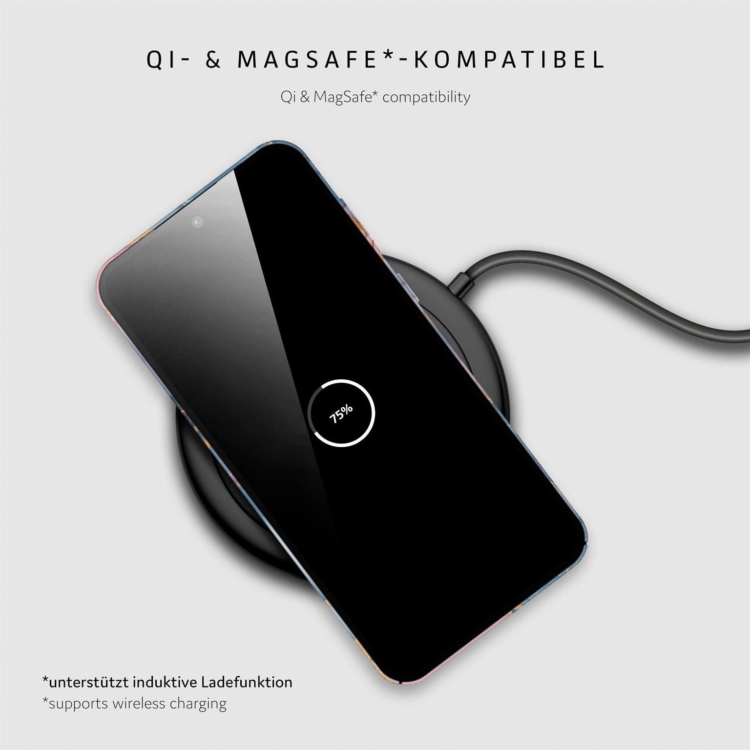 Bliss Cover für Samsung Galaxy A55 5G in der Farbe Aurora Lagoon (Mehrfarbig (bunt))