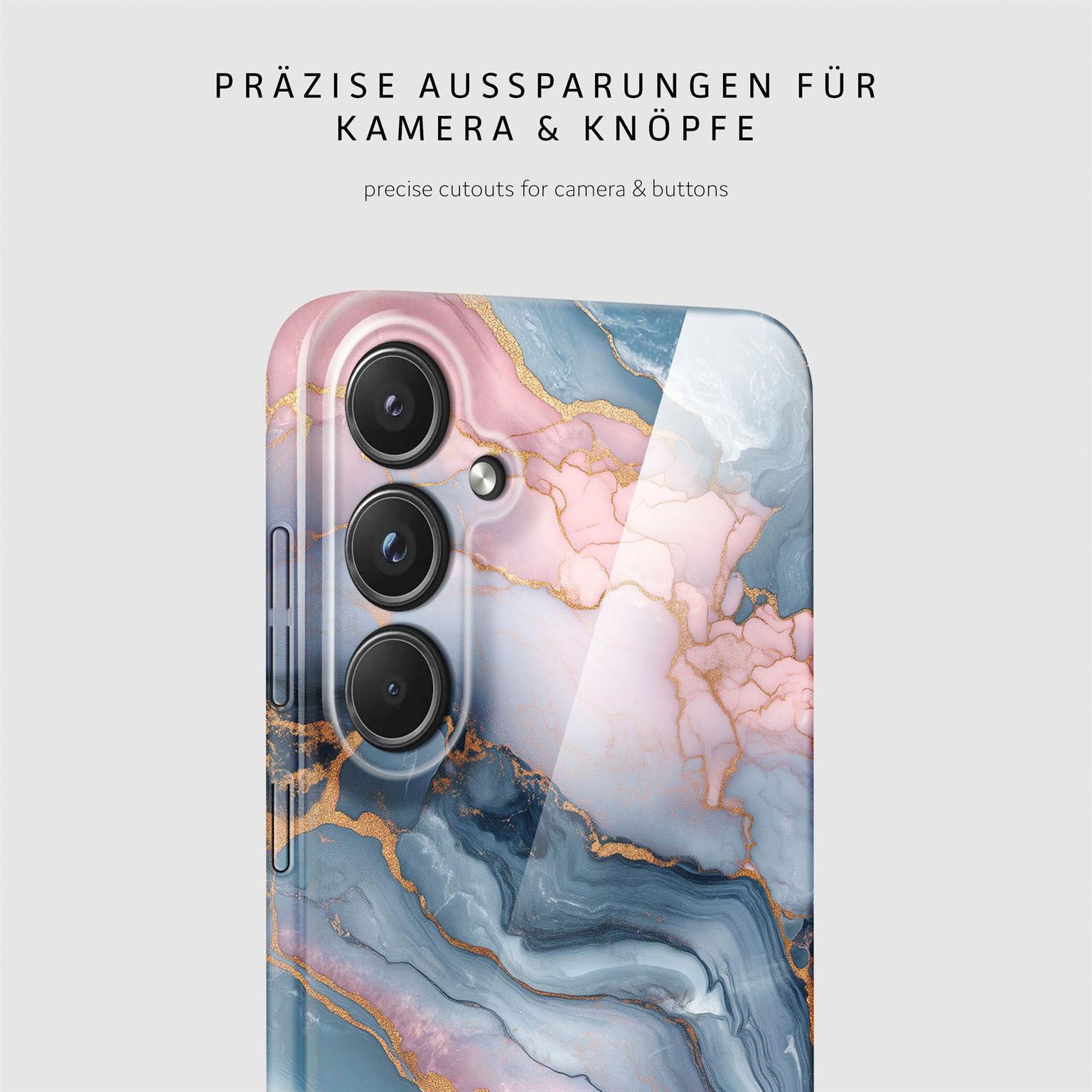 Bliss Cover für Samsung Galaxy A55 5G in der Farbe Aurora Lagoon (Mehrfarbig (bunt))
