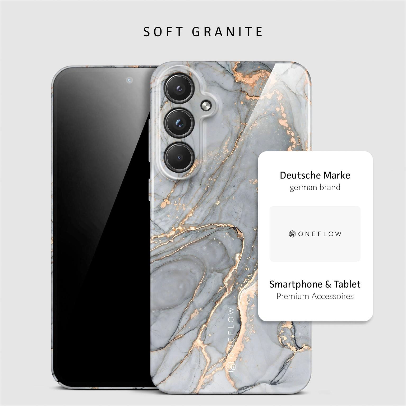 Bliss Cover für Samsung Galaxy A55 5G in der Farbe Soft Granite (Grau)