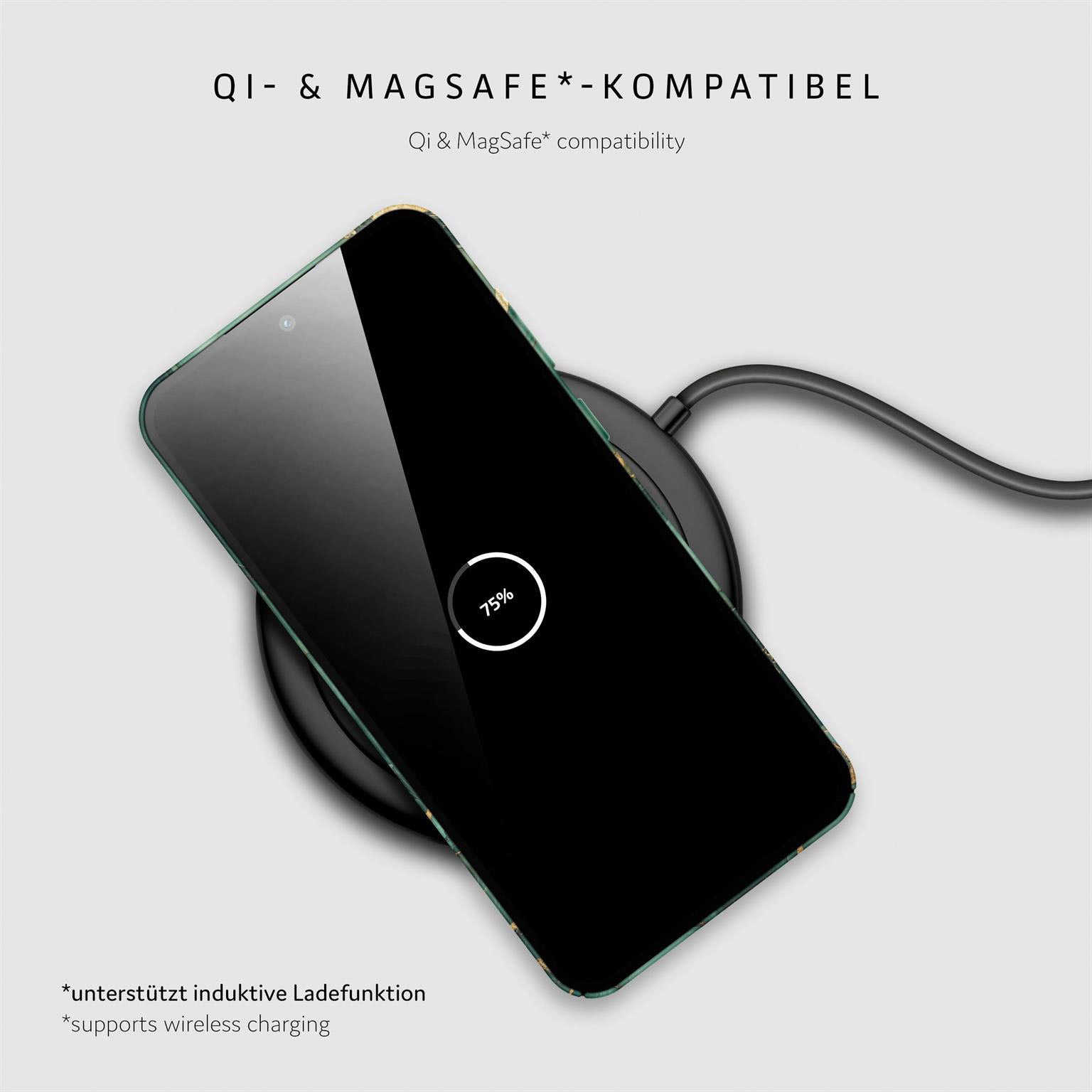 Bliss Cover für Samsung Galaxy A55 5G in der Farbe Emerald Flow (Grün)