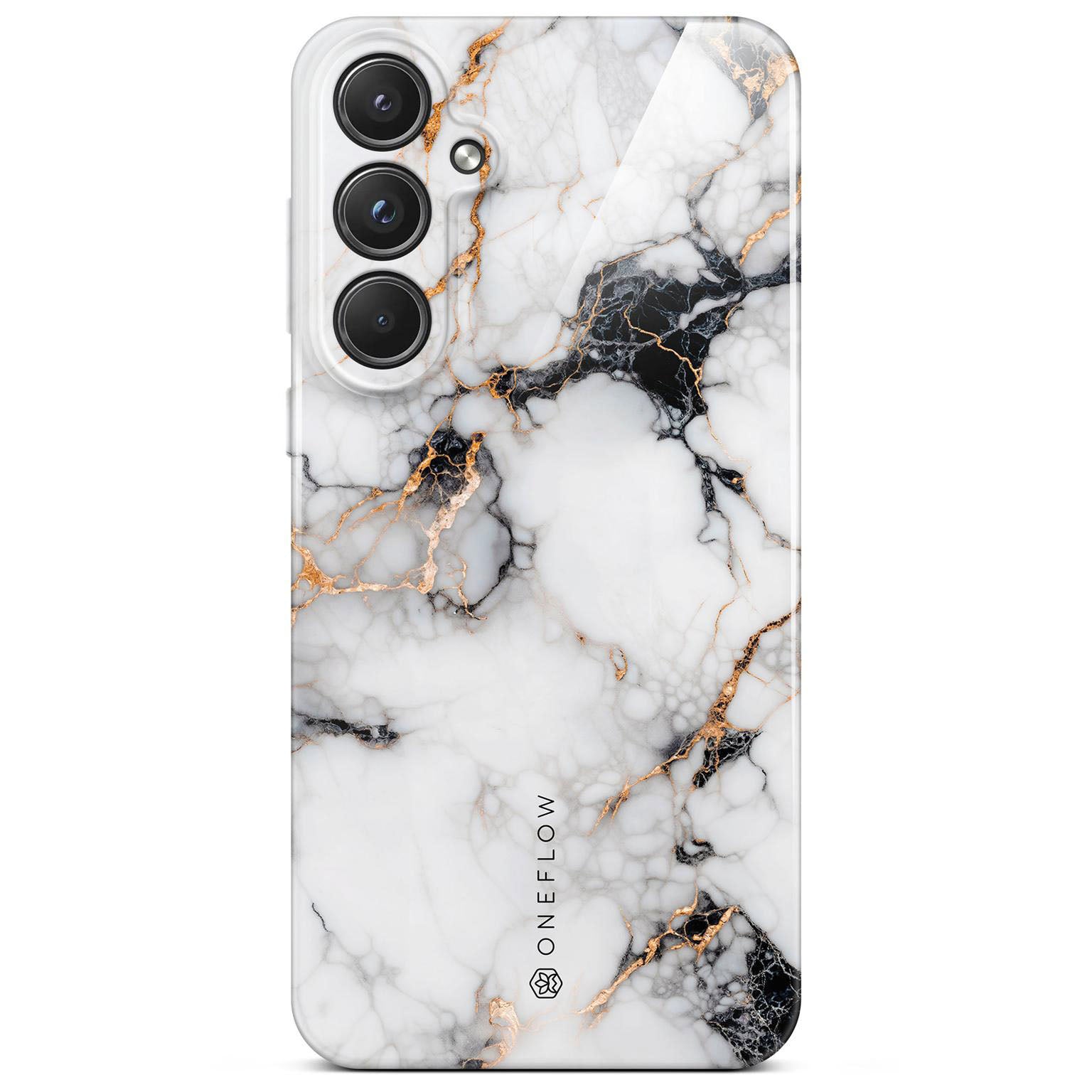 Bliss Cover für Samsung Galaxy A55 5G in der Farbe Marble Veil (Weiß)