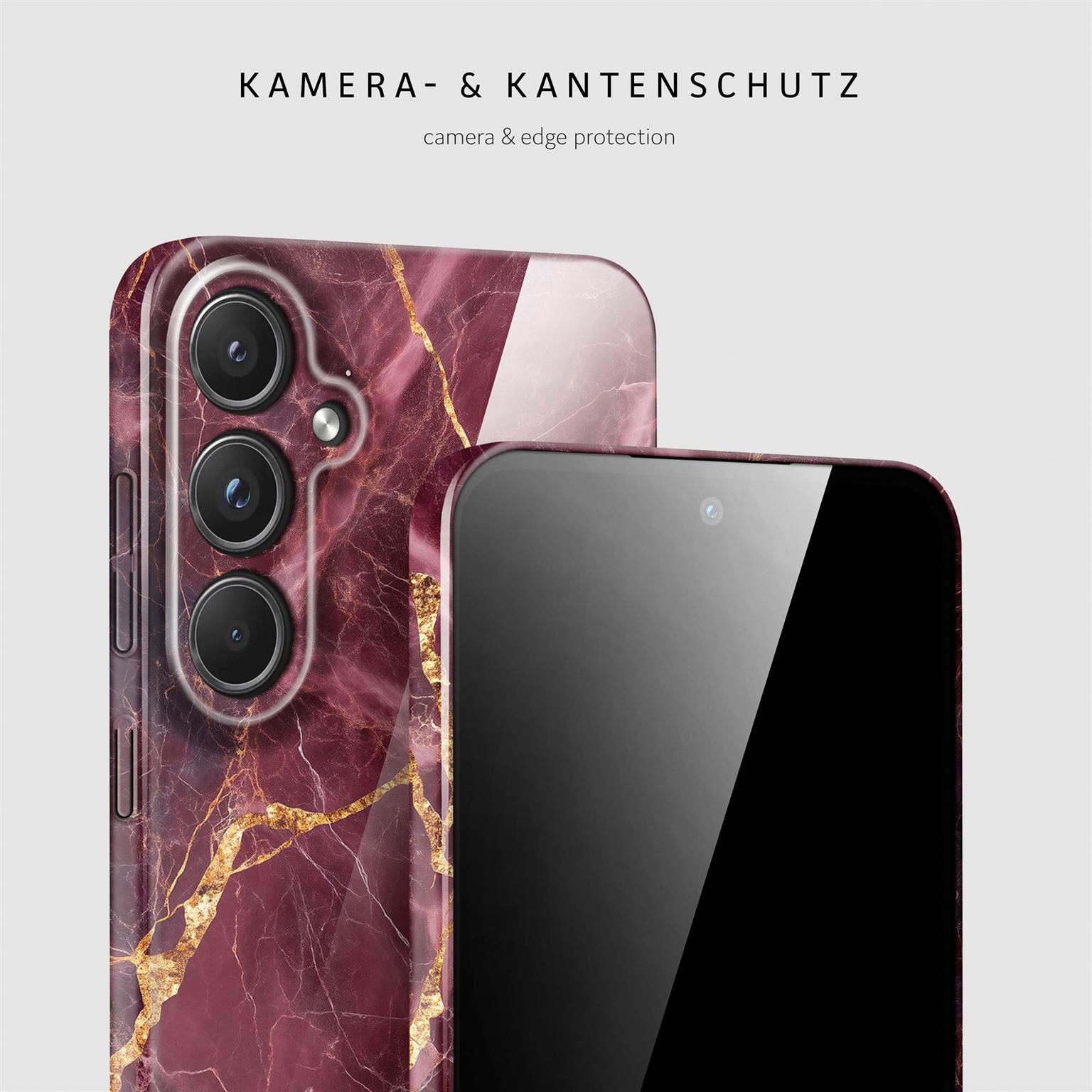 Bliss Cover für Samsung Galaxy A55 5G in der Farbe Velvet Wine (Rot)