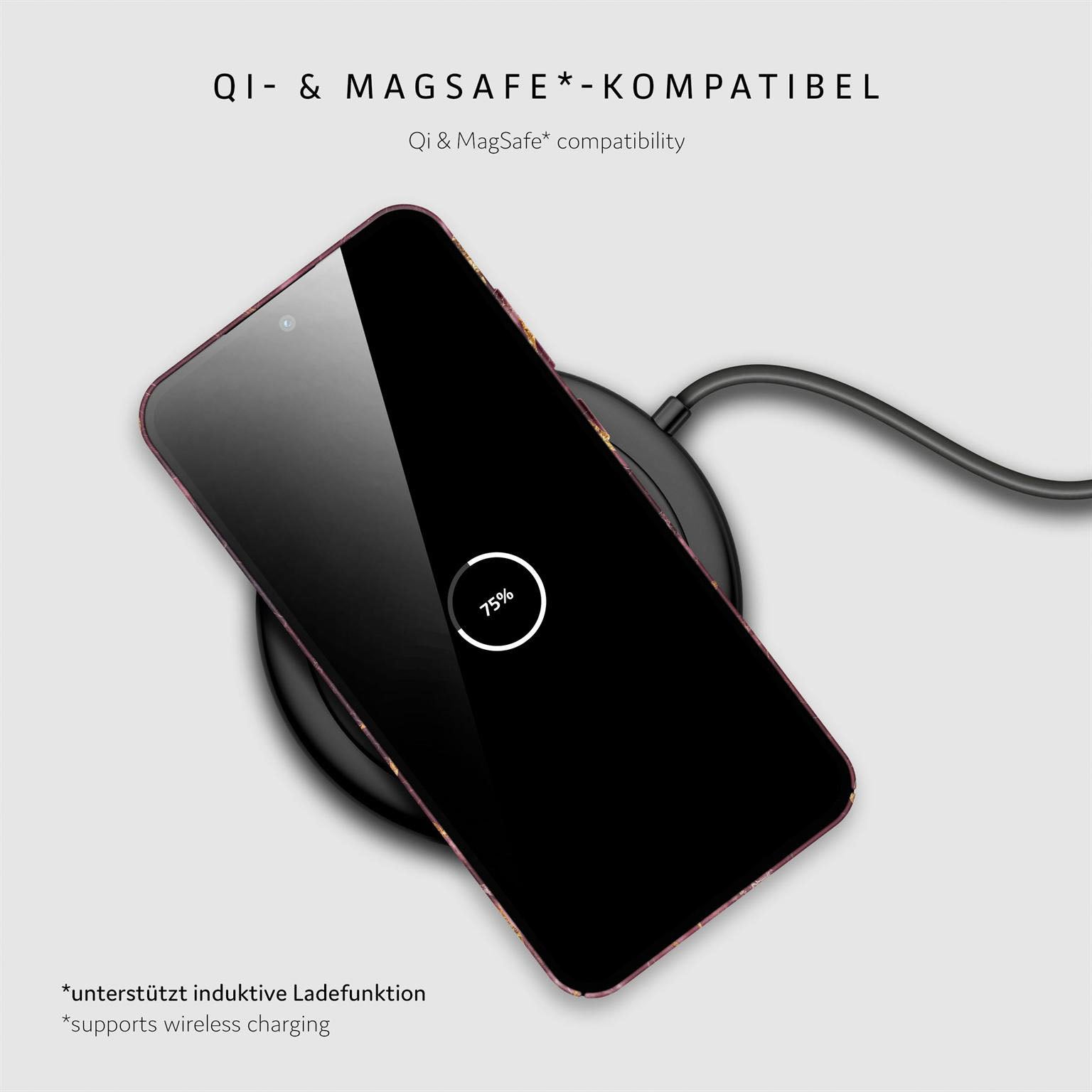 Bliss Cover für Samsung Galaxy A55 5G in der Farbe Velvet Wine (Rot)