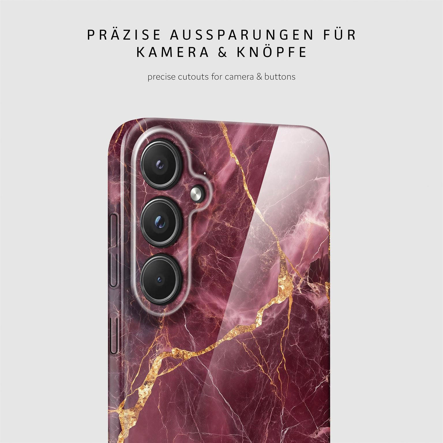 Bliss Cover für Samsung Galaxy A55 5G in der Farbe Velvet Wine (Rot)