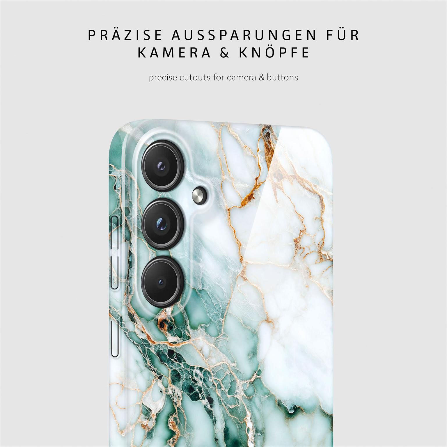 Bliss Cover für Samsung Galaxy A55 5G in der Farbe Jade Cascade (Grün)