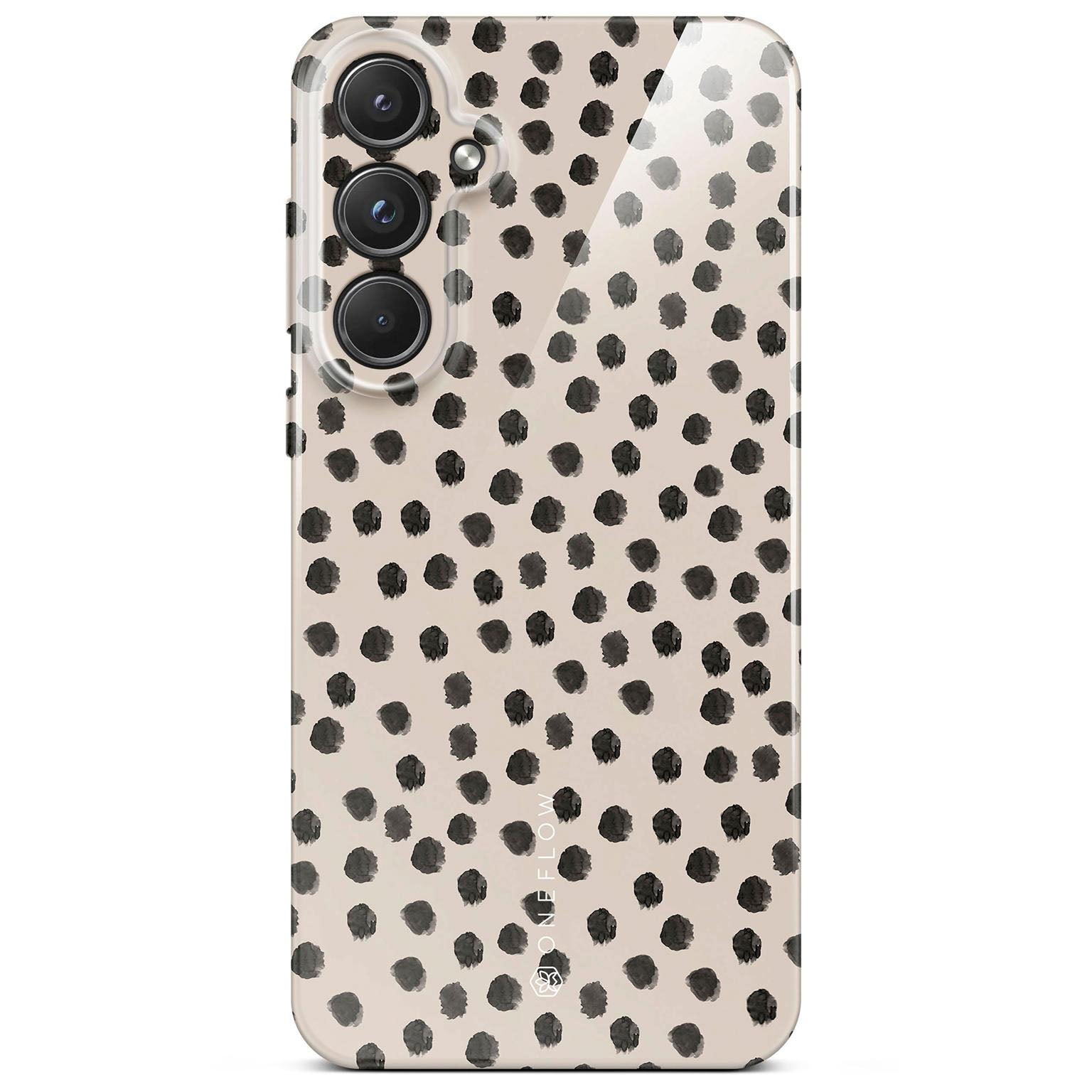 Splash Case für Samsung Galaxy A55 5G in der Farbe Cookies & Cream (Braun / Beige)