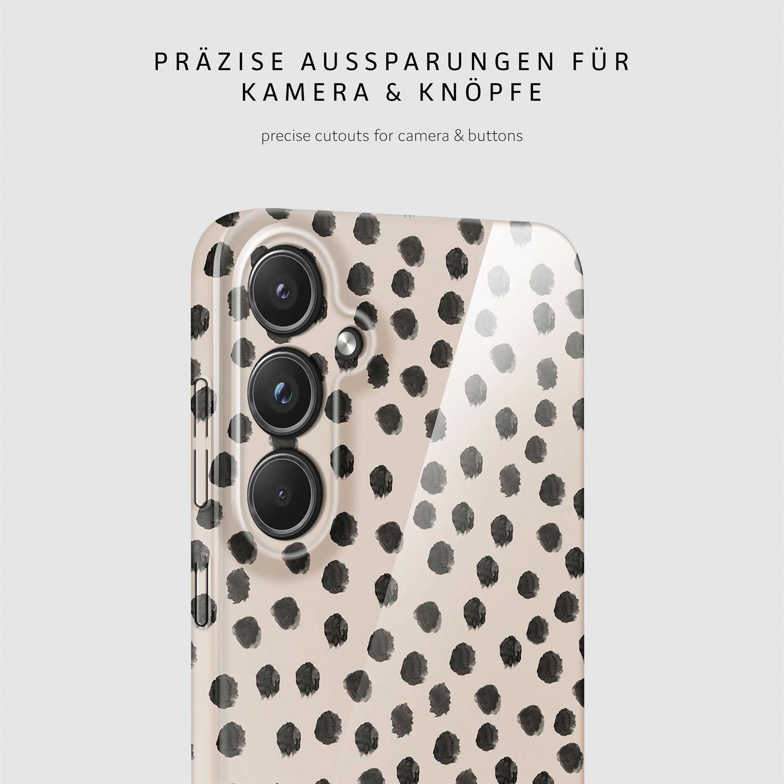 Splash Case für Samsung Galaxy A55 5G in der Farbe Cookies & Cream (Braun / Beige)