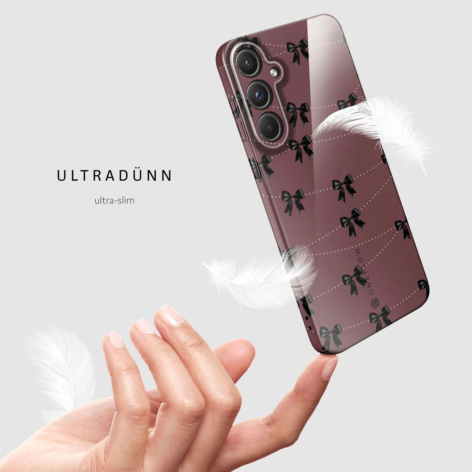 Splash Case für Samsung Galaxy A55 5G in der Farbe Parisian Kiss (Rot)