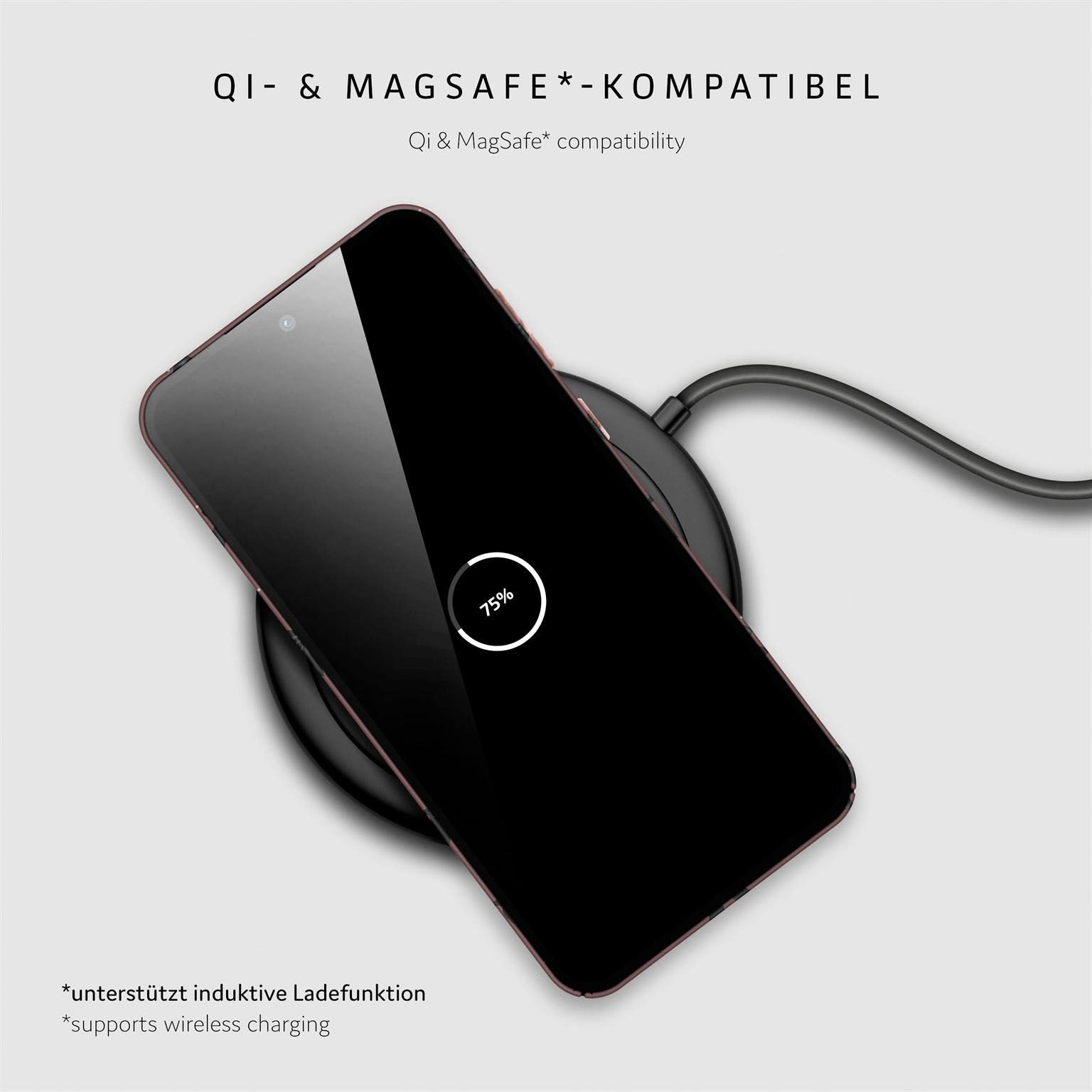 Splash Case für Samsung Galaxy A55 5G in der Farbe Parisian Kiss (Rot)