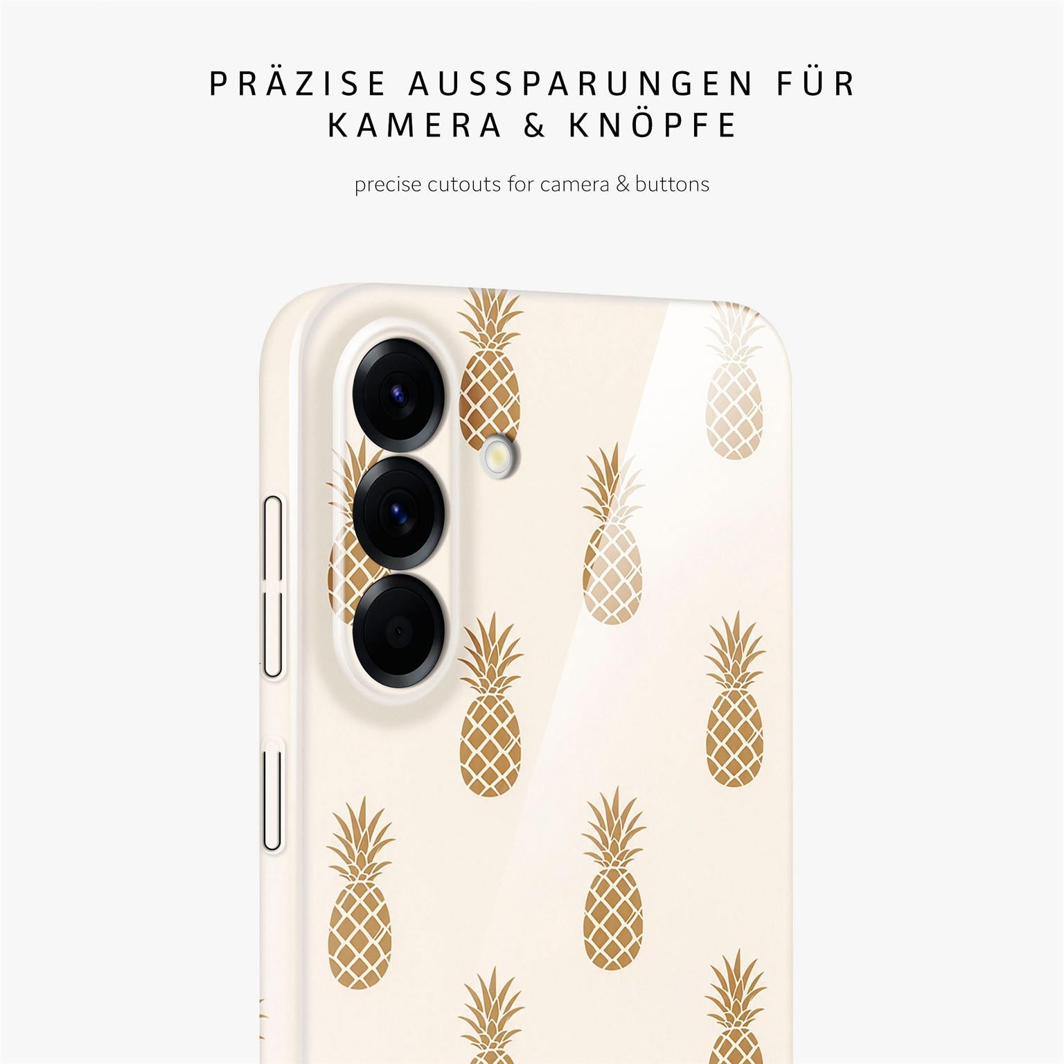 Splash Case für Samsung Galaxy A56 5G in der Farbe Cabana Gold (Weiß)