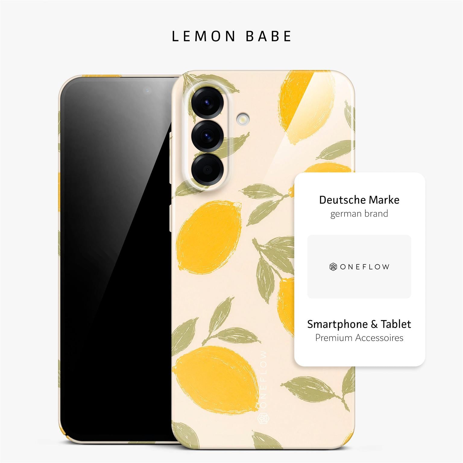 Splash Case für Samsung Galaxy A56 5G in der Farbe Lemon Babe (Braun / Beige)
