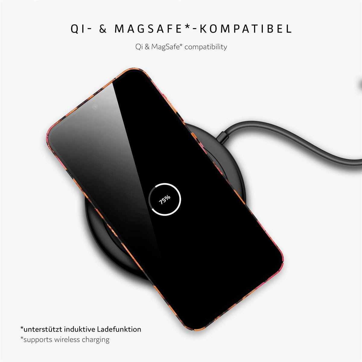 Splash Case für Samsung Galaxy A56 5G in der Farbe Glam Safari (Orange)