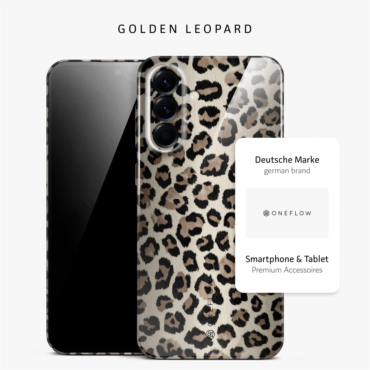 Wild Cover für Samsung Galaxy A56 5G in der Farbe Golden Leopard (Gold)