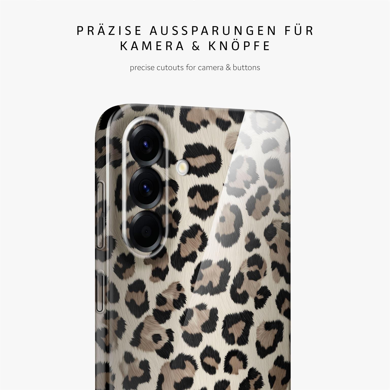 Wild Cover für Samsung Galaxy A56 5G in der Farbe Golden Leopard (Gold)