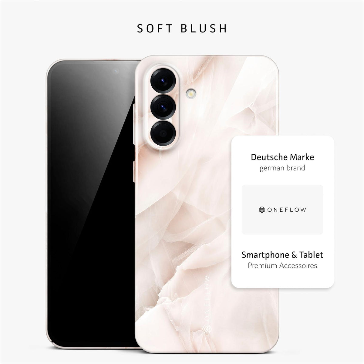 Bliss Cover für Samsung Galaxy A56 5G in der Farbe Soft Blush (Weiß)
