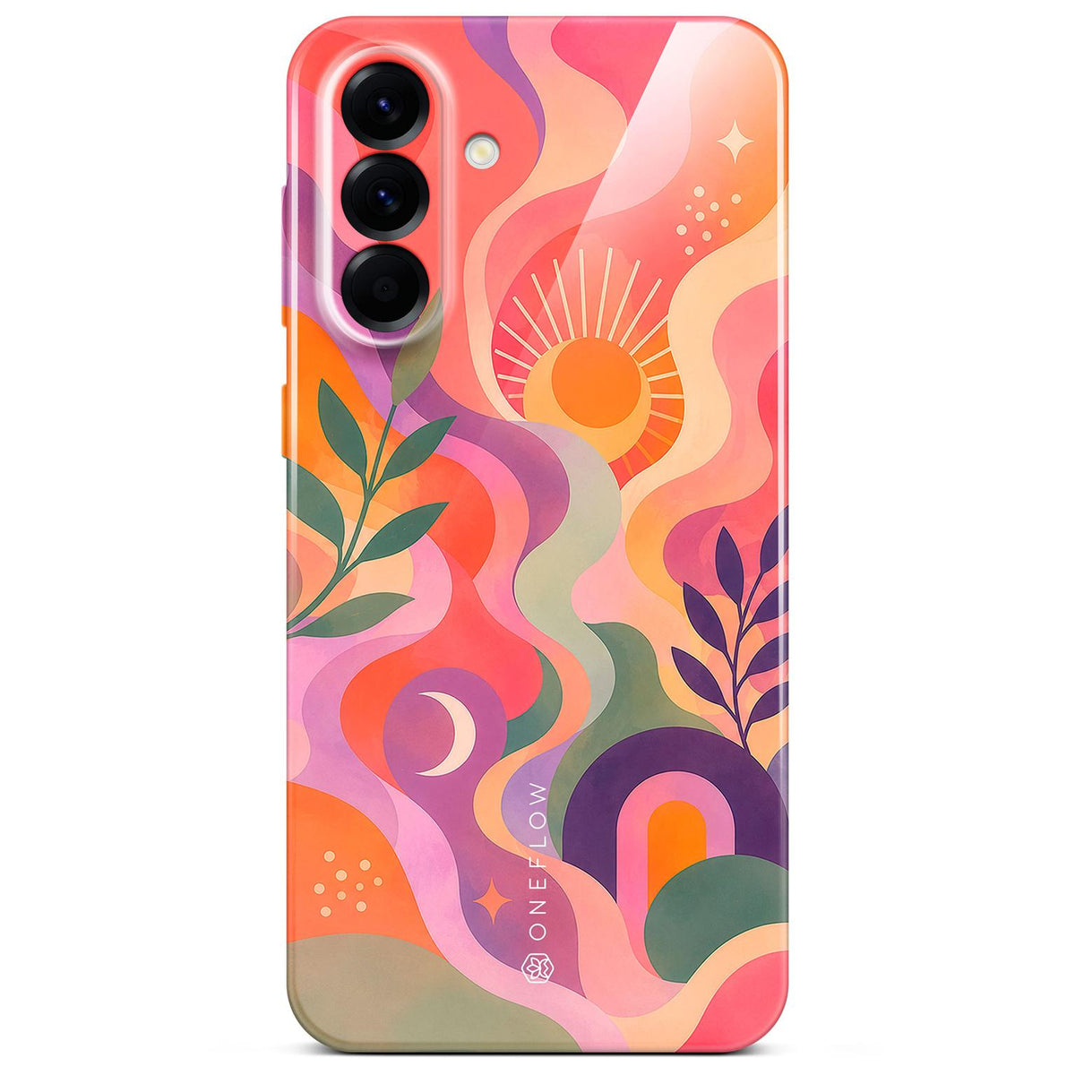 Splash Case für Samsung Galaxy A56 5G in der Farbe Peach Eclipse (Mehrfarbig (bunt))