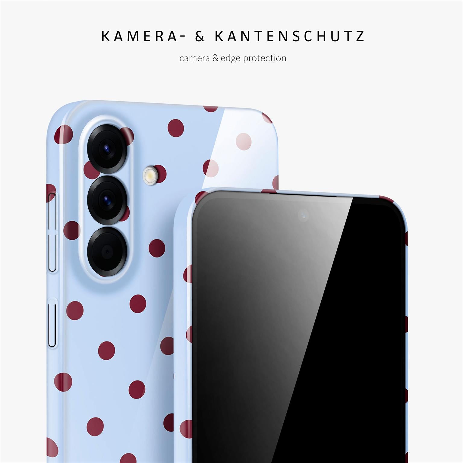 Splash Case für Samsung Galaxy A56 5G in der Farbe Cherry Sky (Blau)