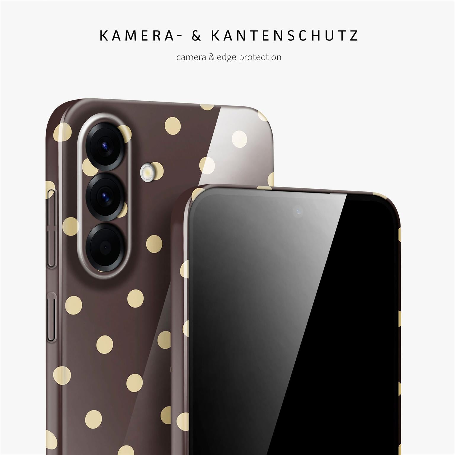 Splash Case für Samsung Galaxy A56 5G in der Farbe Espresso Sprinkles (Braun / Beige)